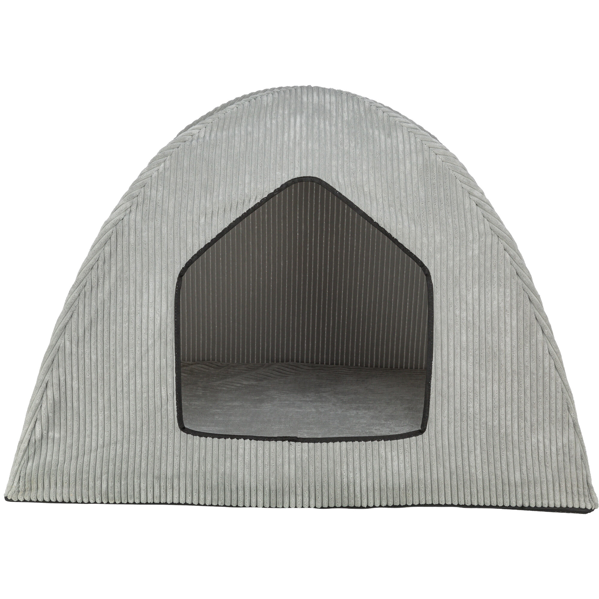TRIXIE HUNDEKORB TENT JONNA VITAL RIBSTOF HELLGRAU 75X55X55 CM