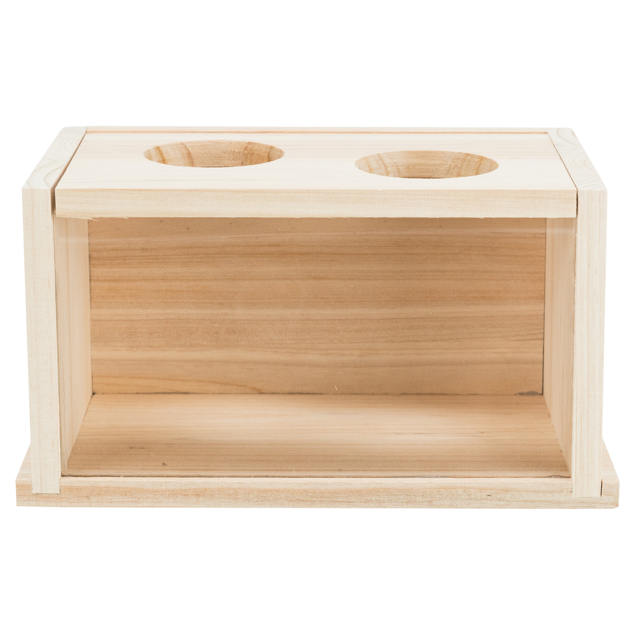 TRIXIE ZANDBAD HAMSTER/GERBIL ONBEHANDELD HOLZ 28X15X15 CM