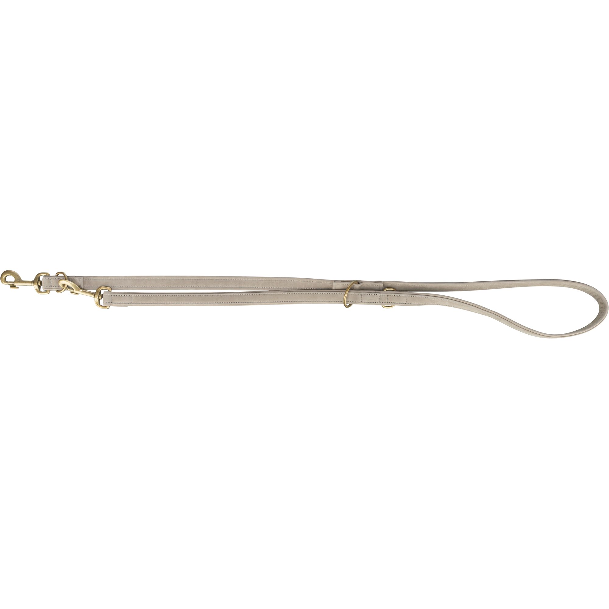 TRIXIE HUNDELEINE PURE VERSTELLBAR LEDER HELLGRAU M-L 200X2 CM