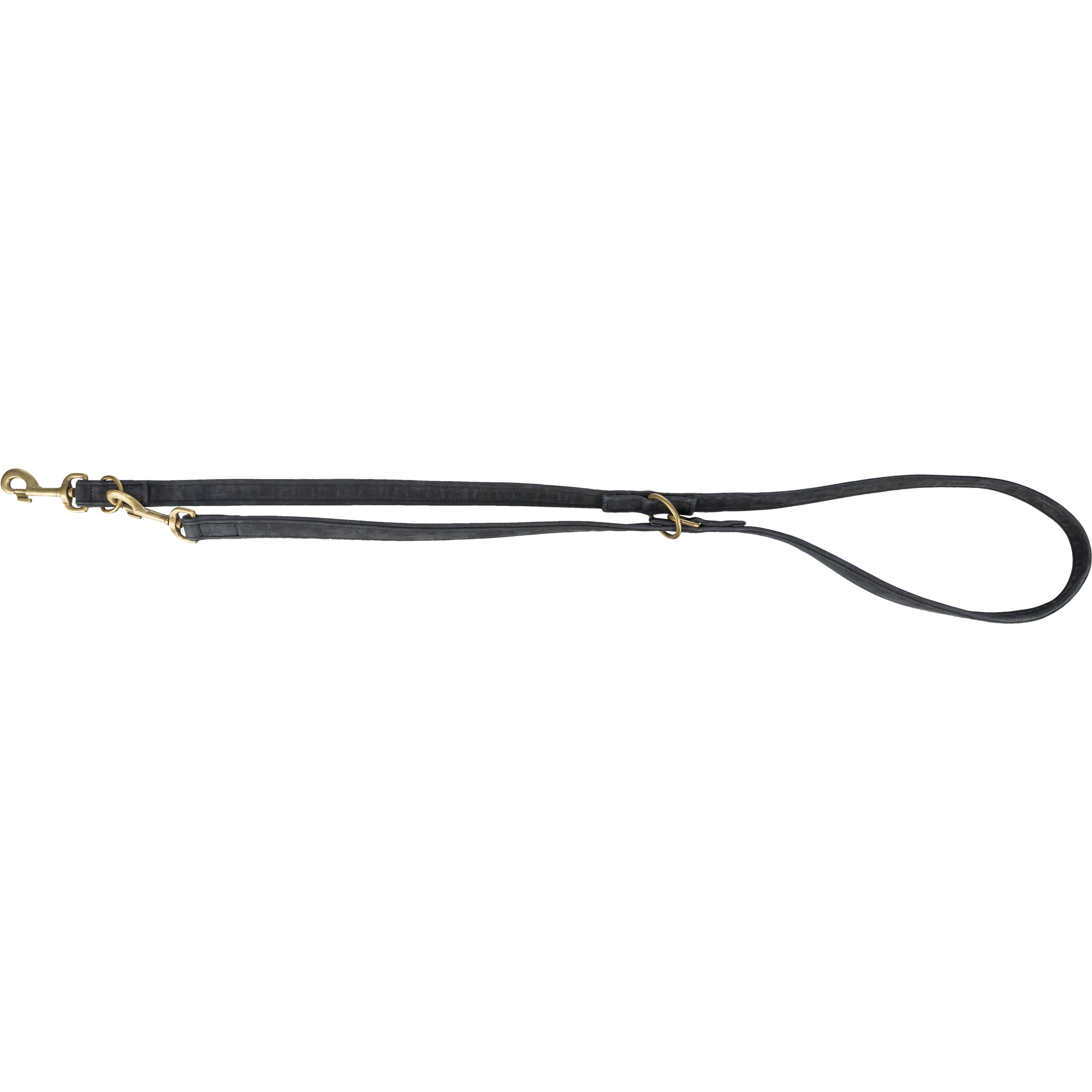 TRIXIE HUNDELEINE PURE VERSTELLBAR LEDER SCHWARZ L-XL 200X2,5 CM