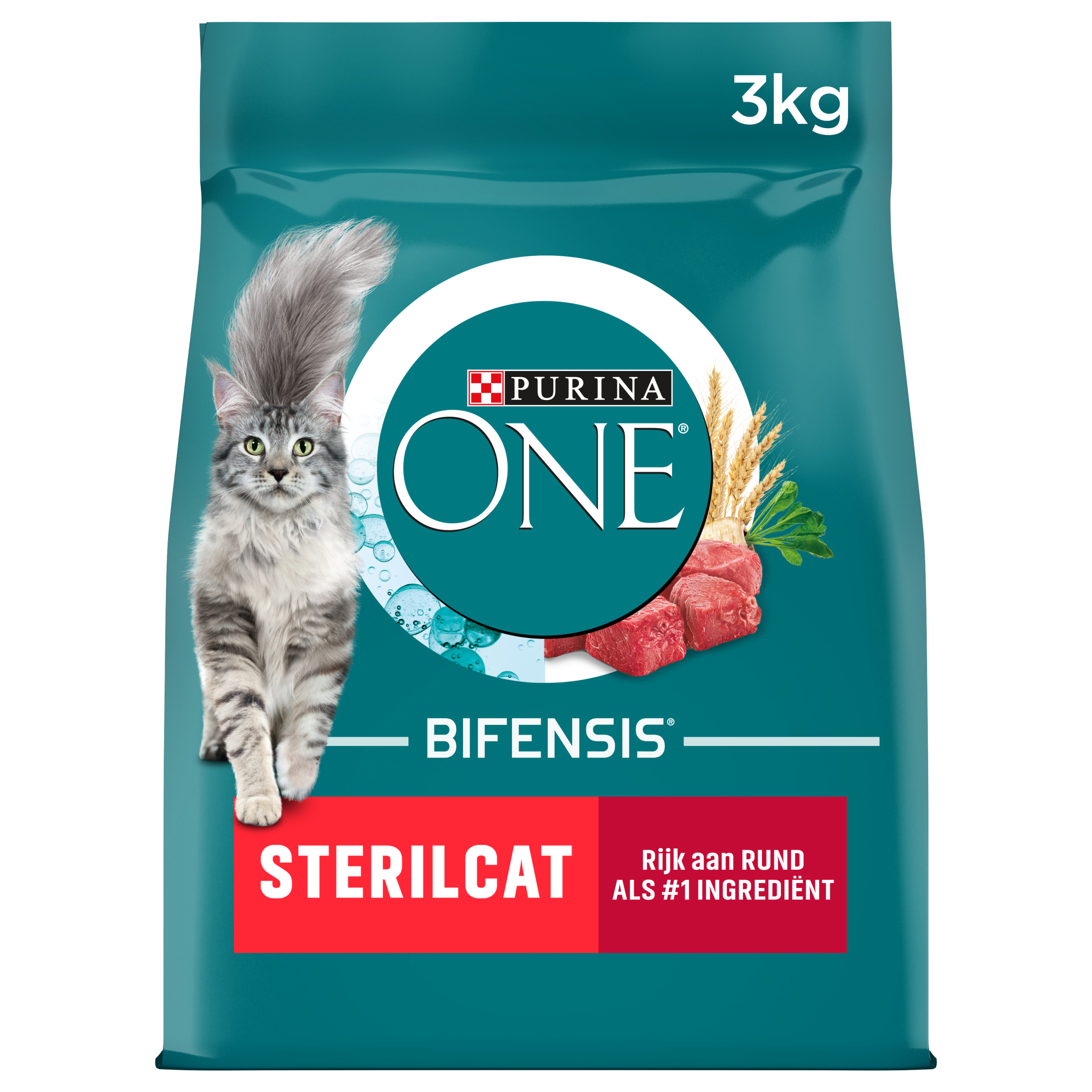 PURINA ONE STERILCAT RIND/WEIZEN 3 KG