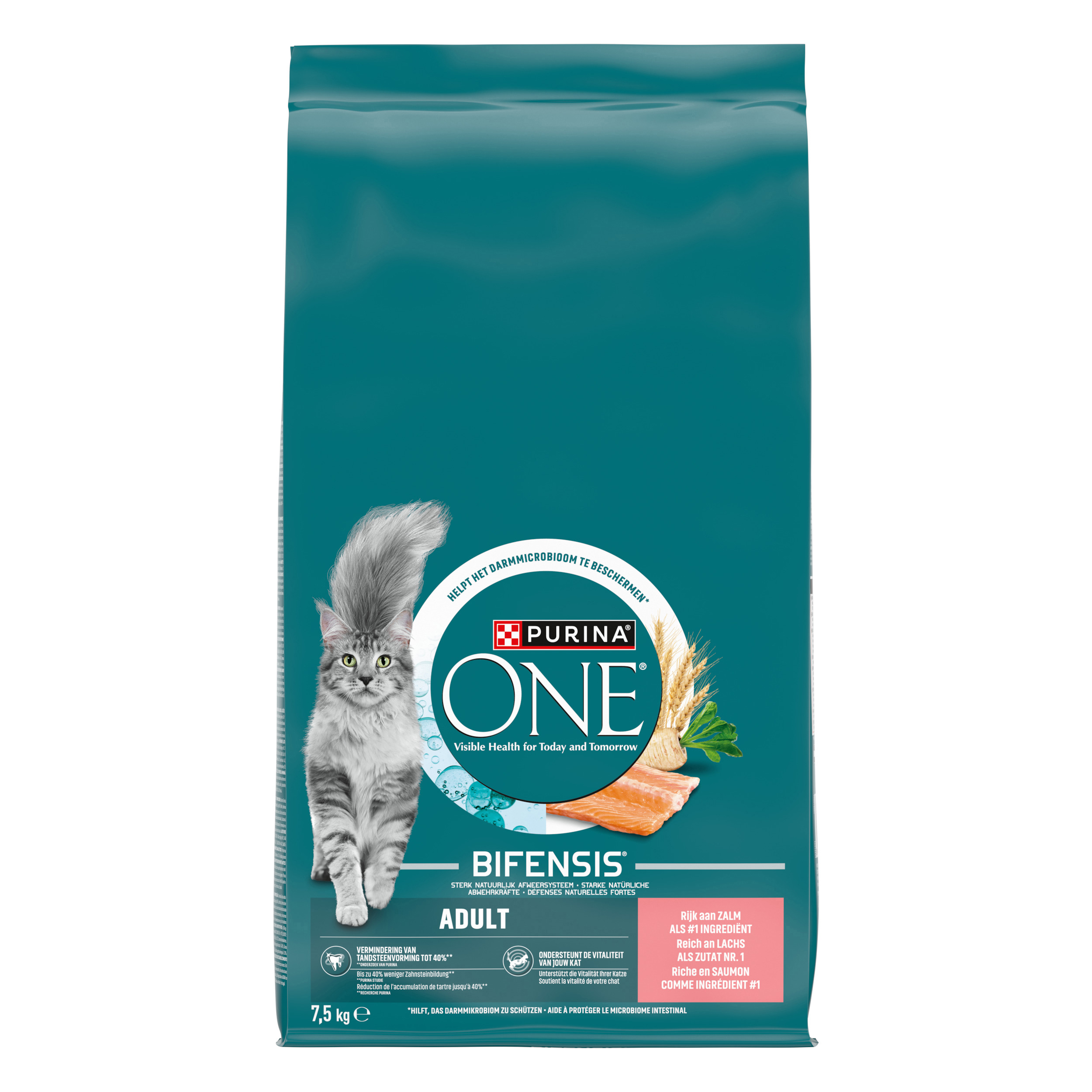 PURINA ONE ADULT LACHS/VOLKOREN GETREIDE 7,5 KG