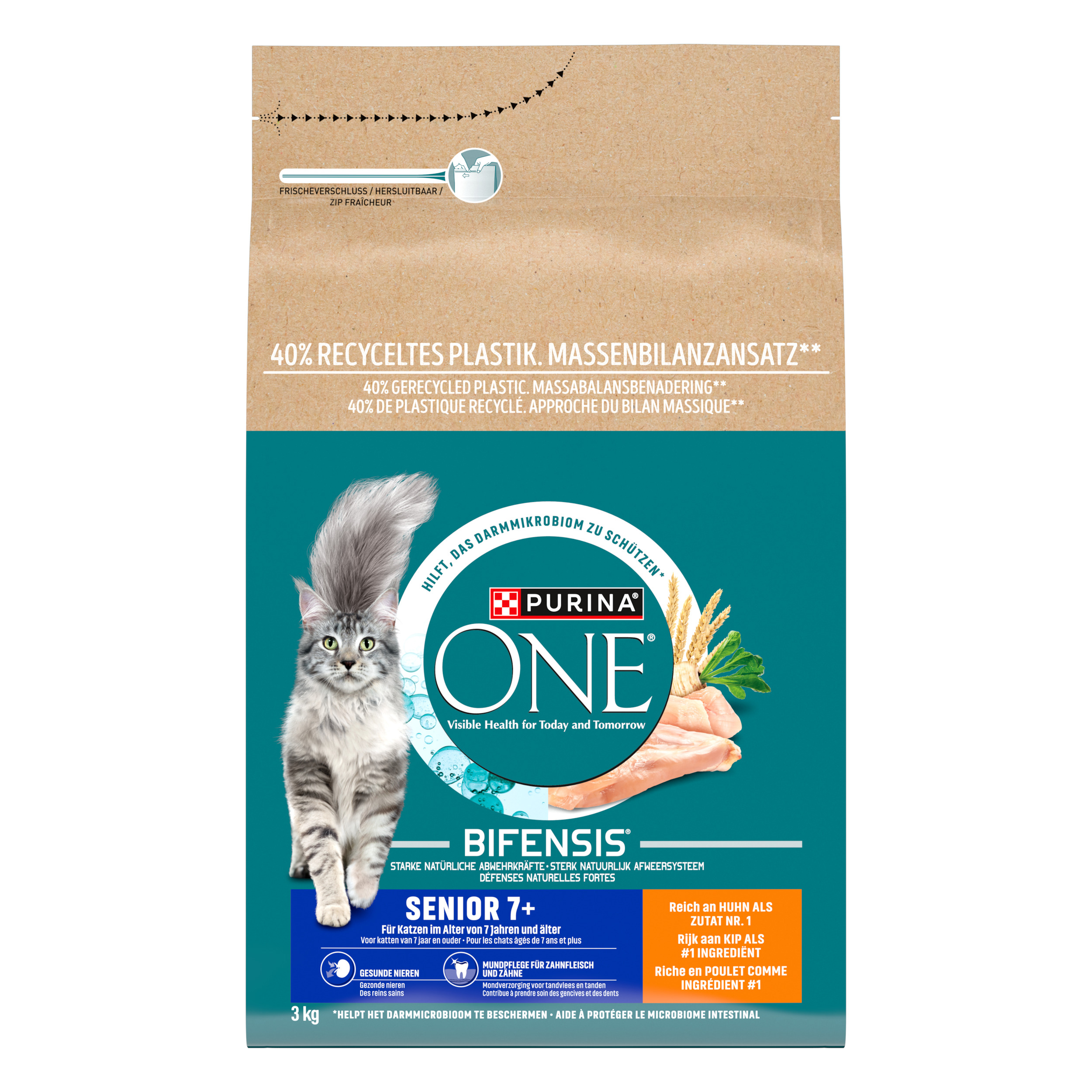 PURINA ONE SENIOR HUHN/VOLKOREN GETREIDE 3 KG