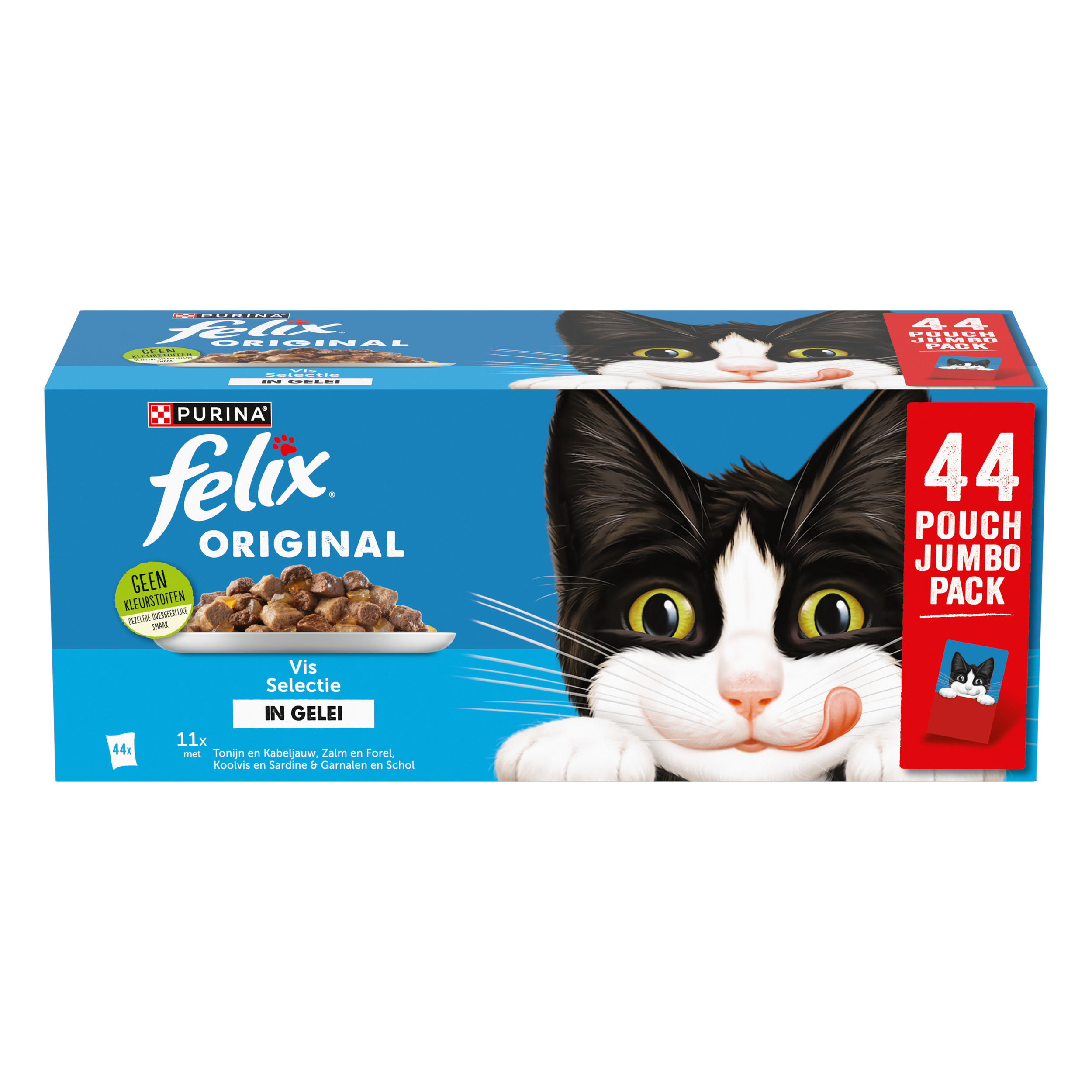FELIX ORIGINAL FISCH SELECTIE IN GELEI 44X85 G