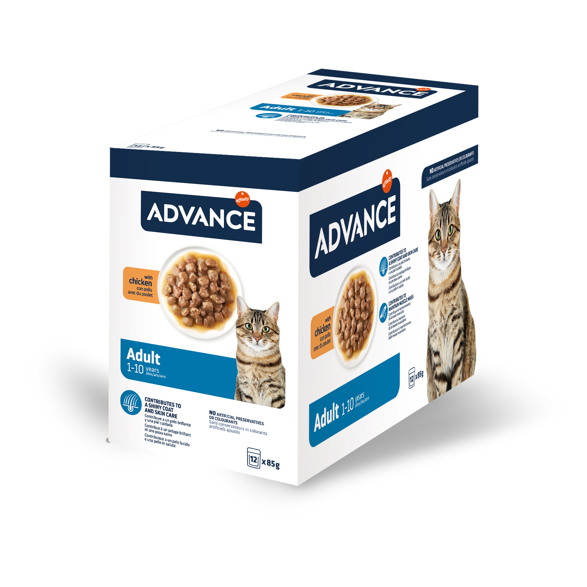 ADVANCE CAT ADULT CHICKEN 12X85 G
