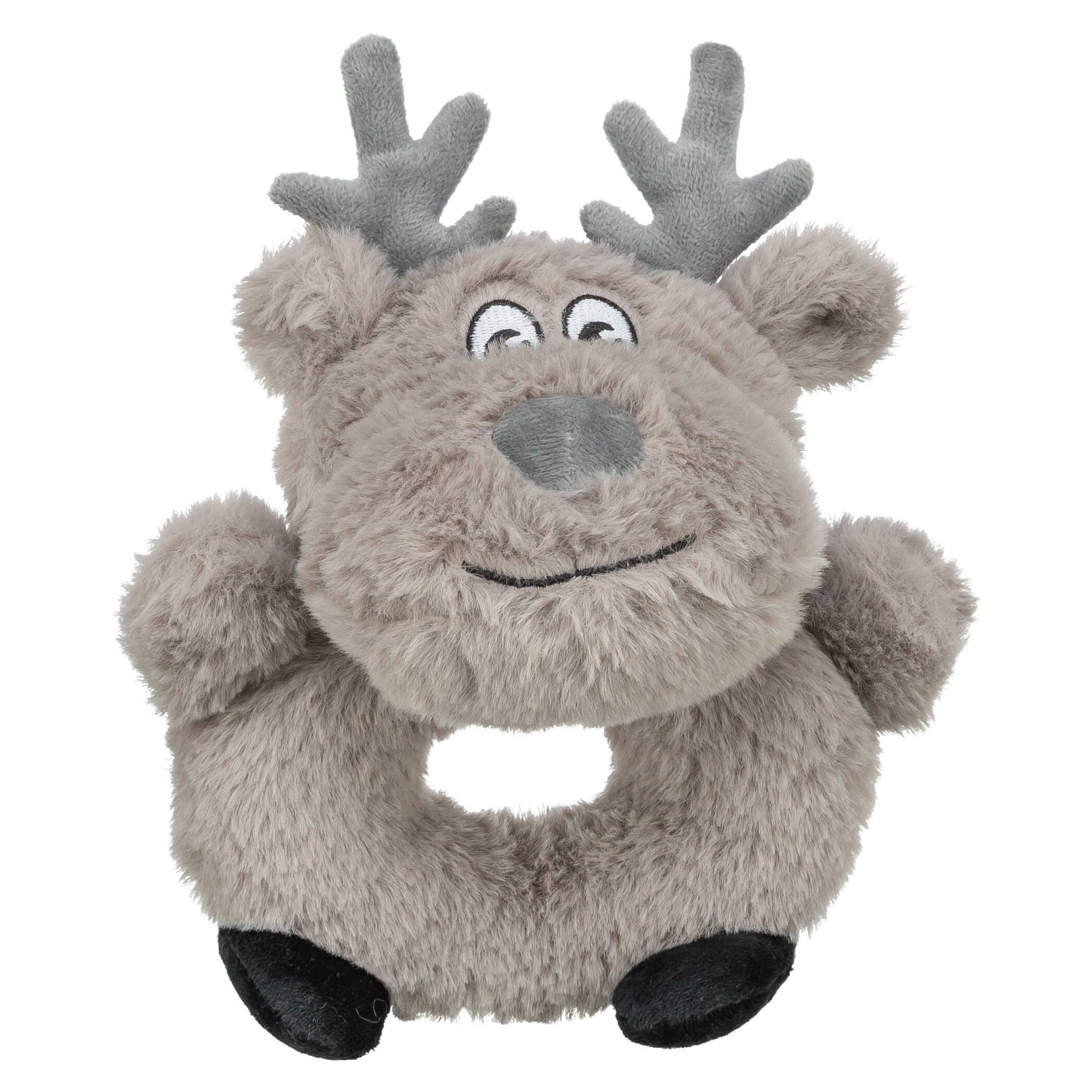 TRIXIE RENDIER PLUESCH GRAU 24 CM