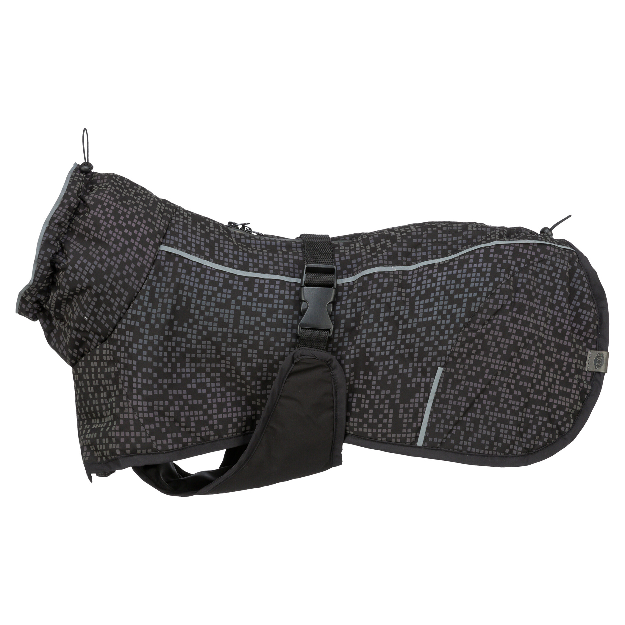 TRIXIE HUNDEMANTEL LIMOUX REFLECT SCHWARZ/GRAU 30 CM