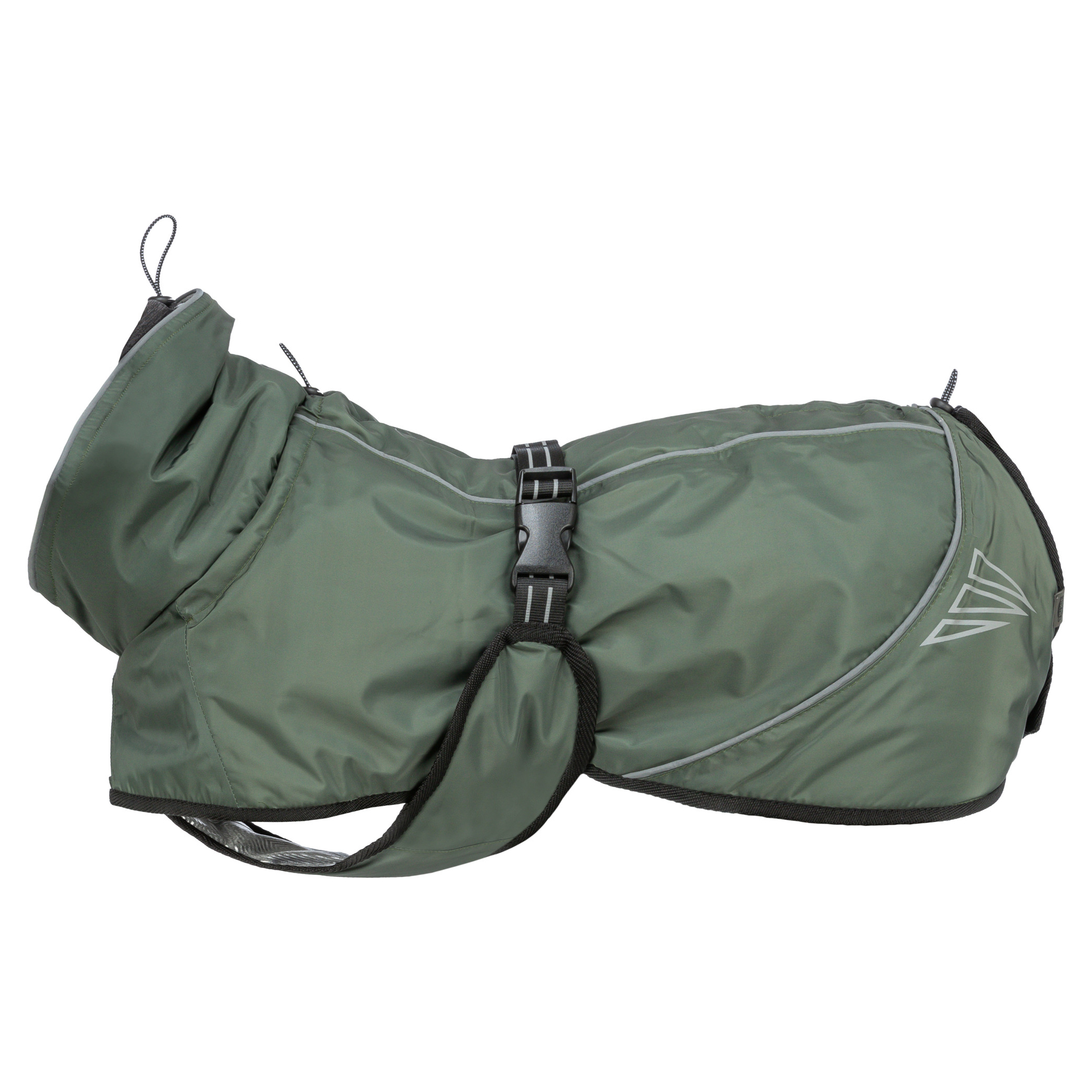 TRIXIE HUNDEMANTEL WINTER EXPLORE THERMO OLIJFGROEN 25 CM