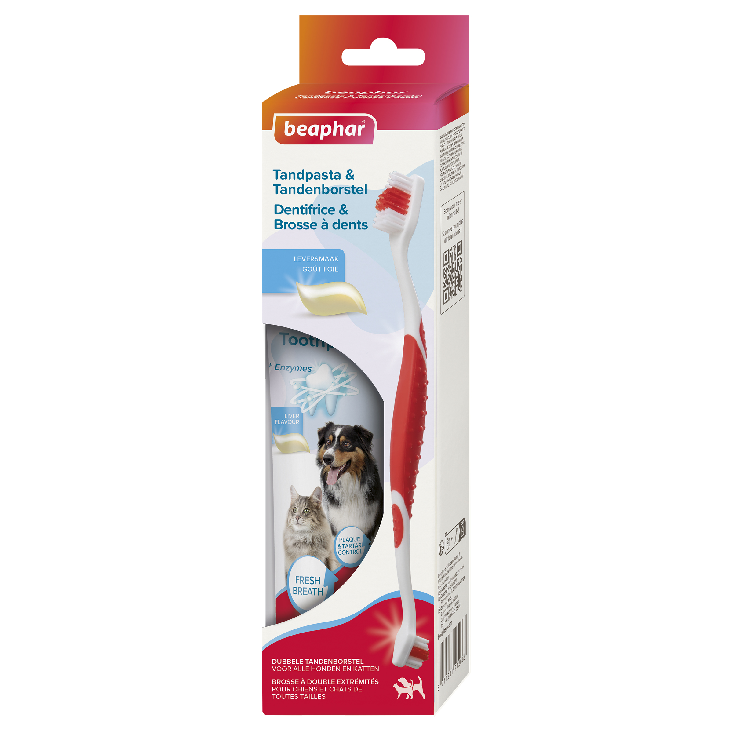 BEAPHAR ZAHNPASTA UND BUERSTE COMBI-PACK