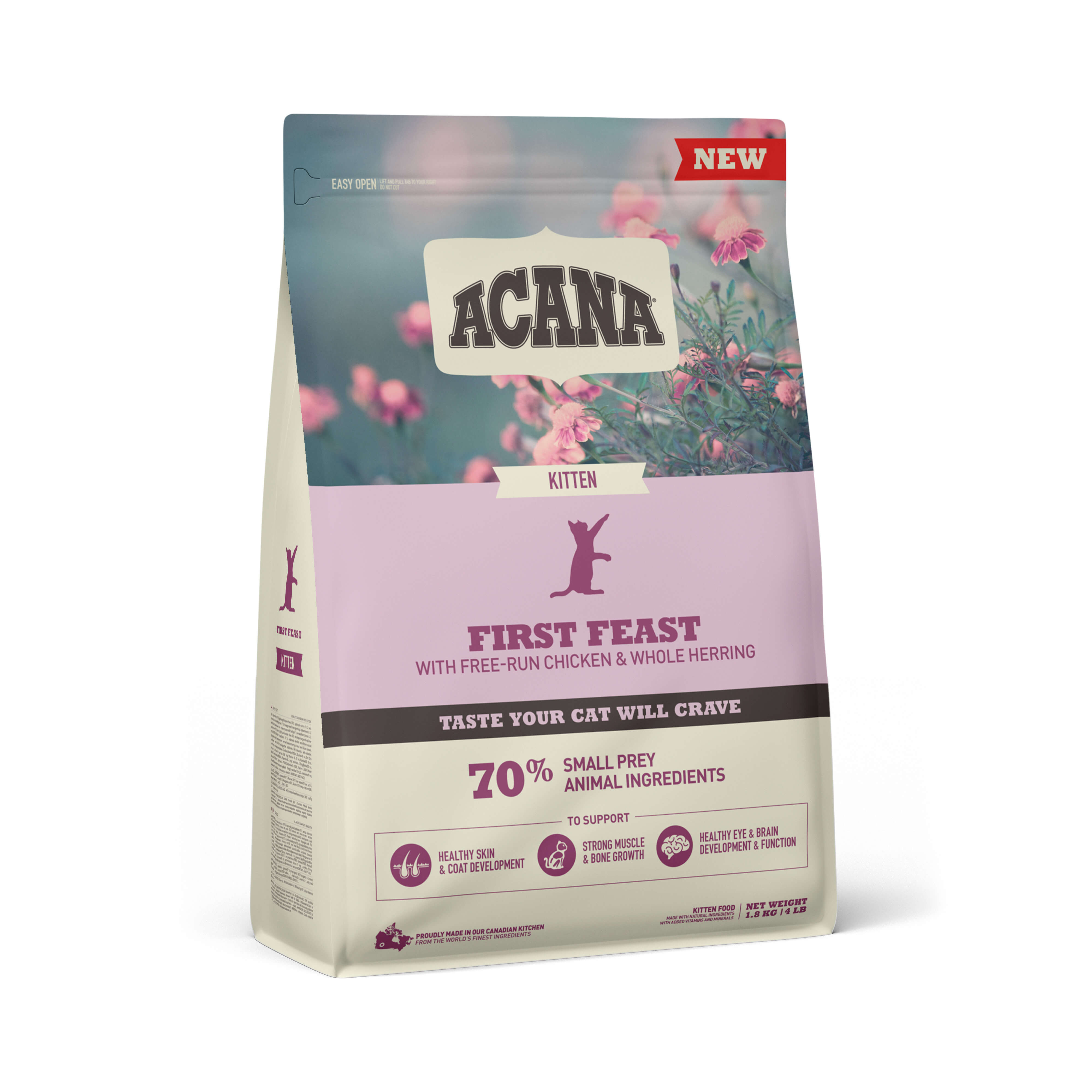 ACANA KITTEN FIRST FEAST CHICKEN/HERRING 1,8 KG