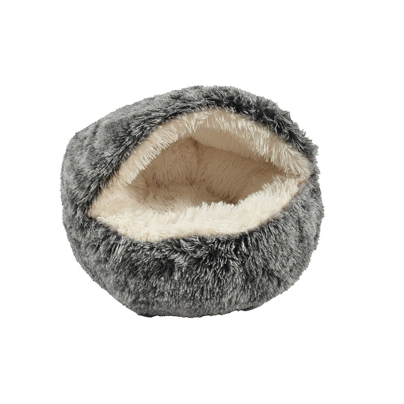 CROCI KATZENKORB IGLO GEMELEERD SCHWARZ/WEISS 50X35 CM