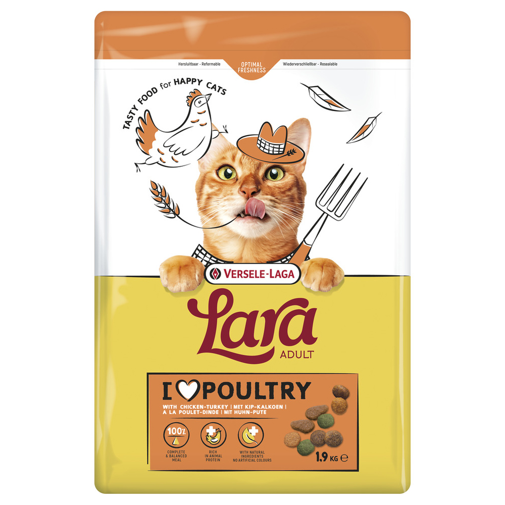 LARA ADULT GEFLUEGEL TRUTHAHN/HUHN 1,9 KG