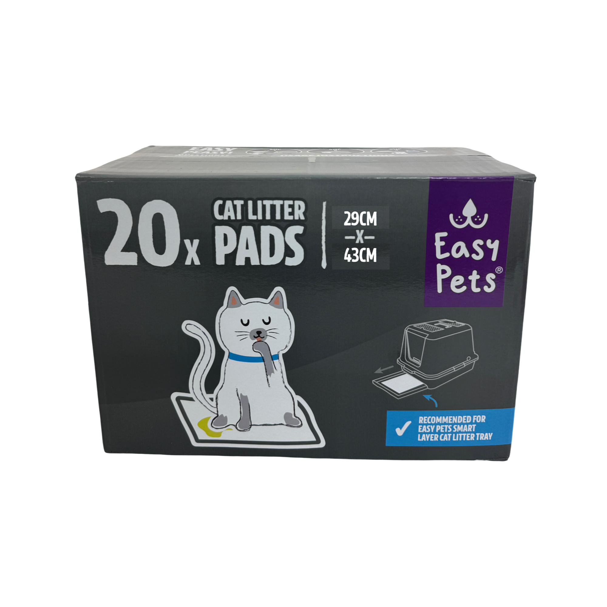 EASYPETS CATLITTER PADS 42X32 CM 20 STK.