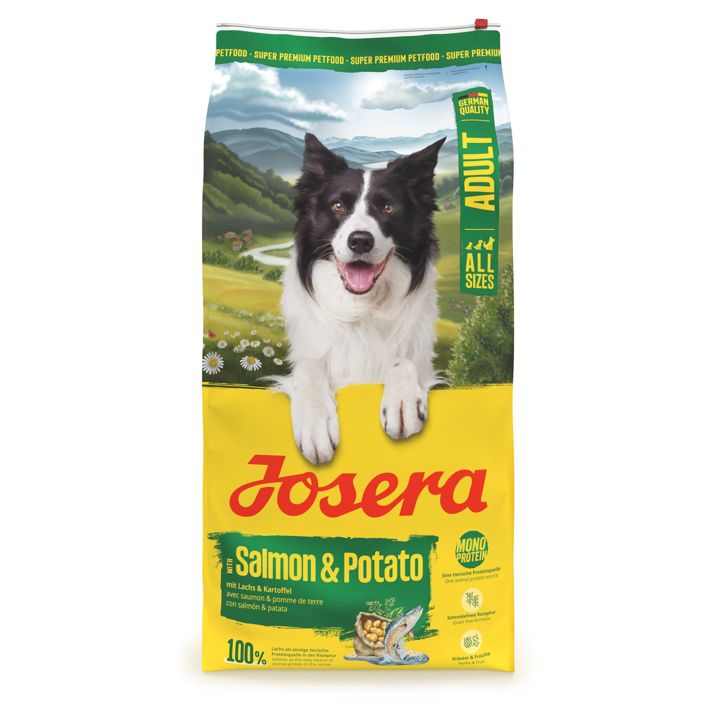 JOSERA ALL SIZES ADULT SALMON/POTATO 12,5 KG