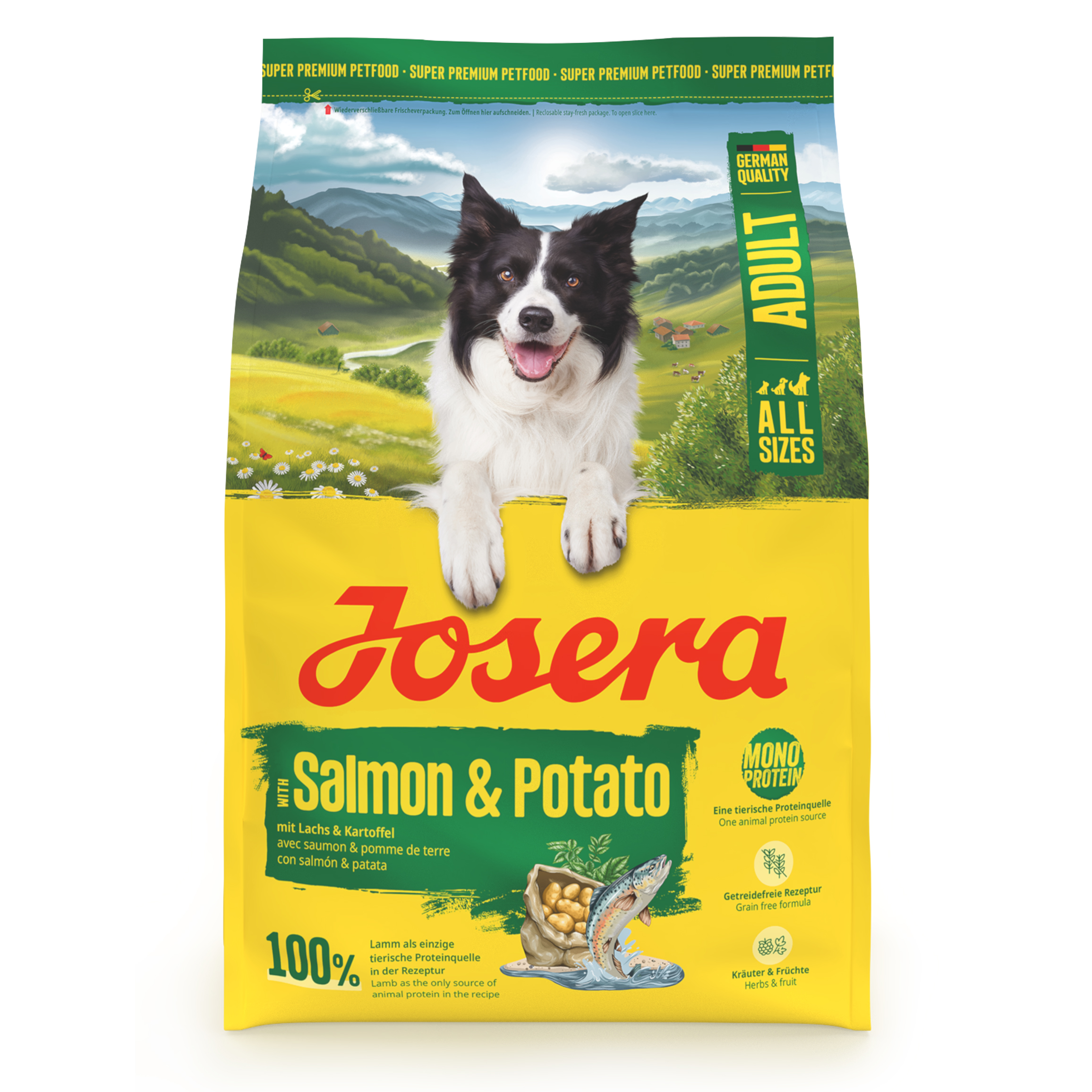 JOSERA ALL SIZES ADULT SALMON/POTATO 3 KG