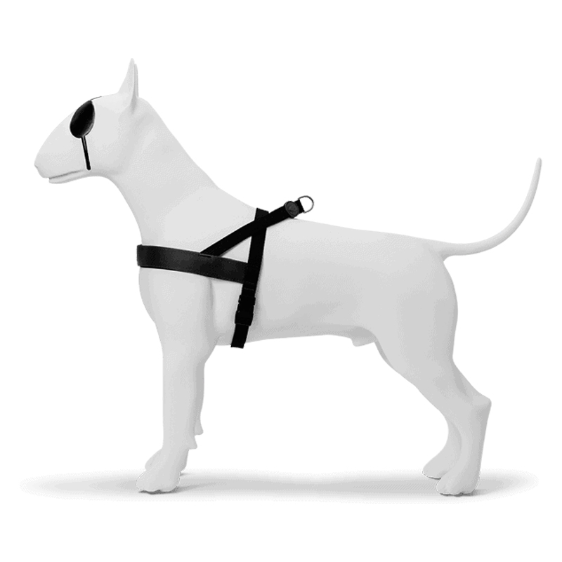 MORSO NORWEGIAN HUNDEGESCHIRR RECYCELT PURENESS SCHWARZ 80-110X66CM