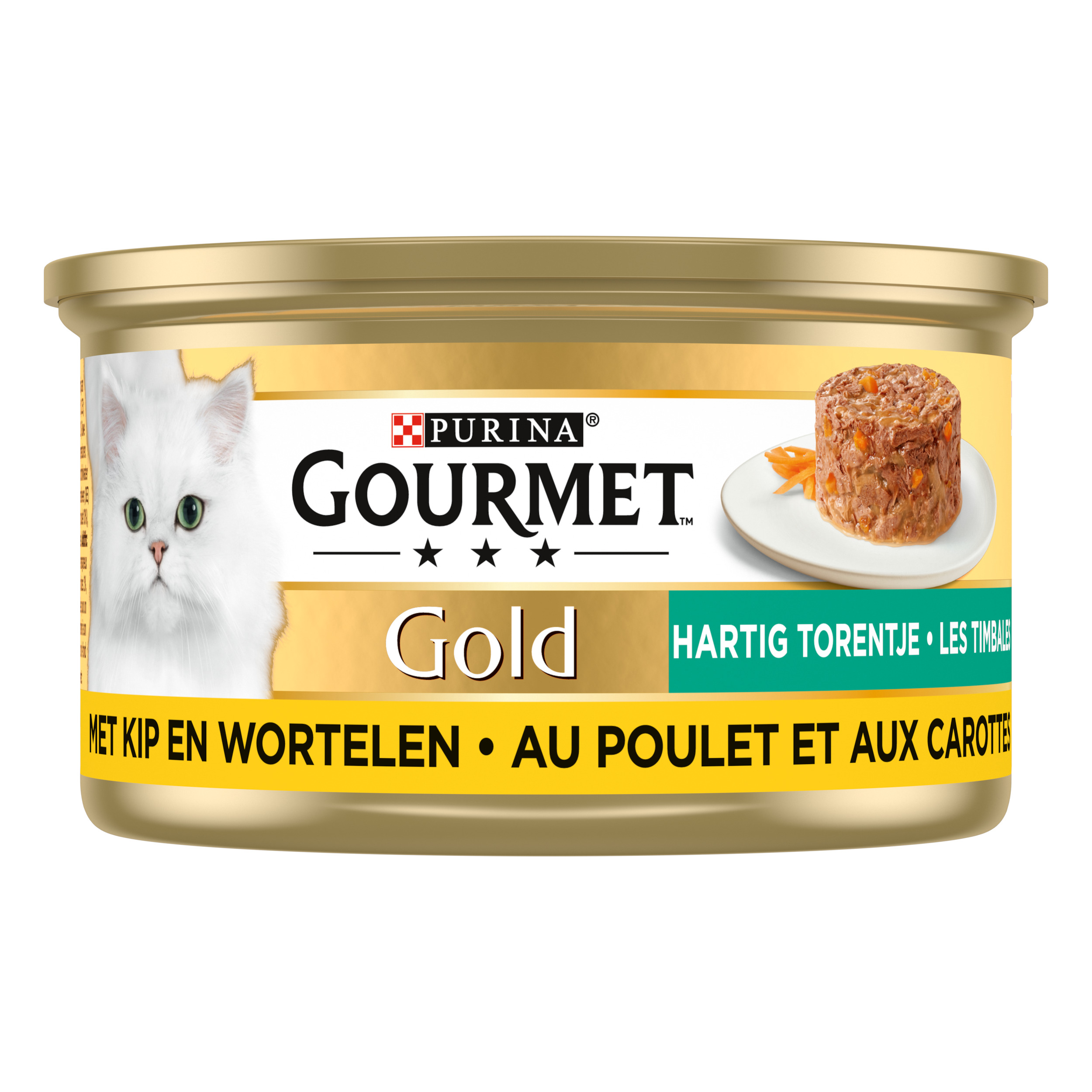 GOURMET GOLD HARTIG TORENTJE HUHN/KAROTTE 24X85 G