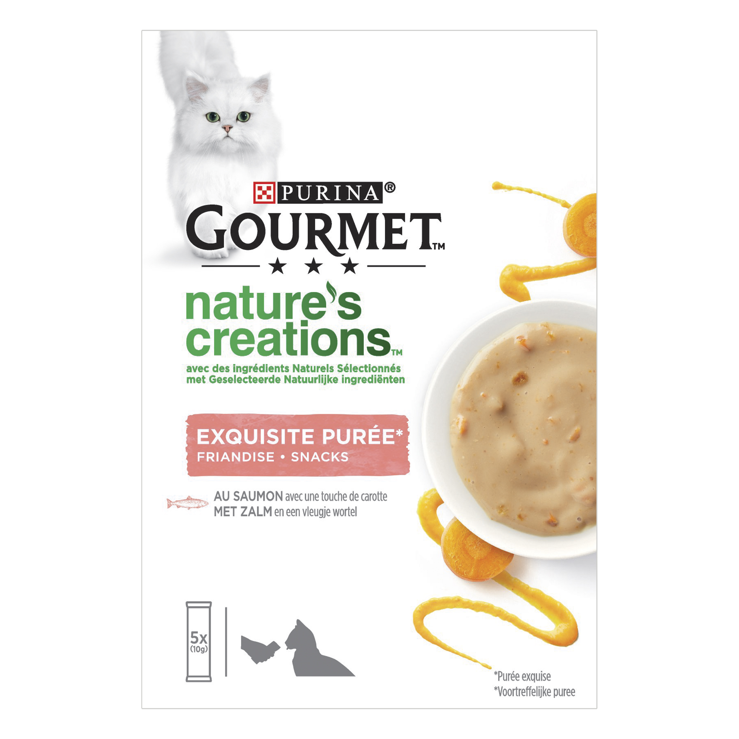 GOURMET NATURES CREATIONS PUREE LACHS 11X5X10 G