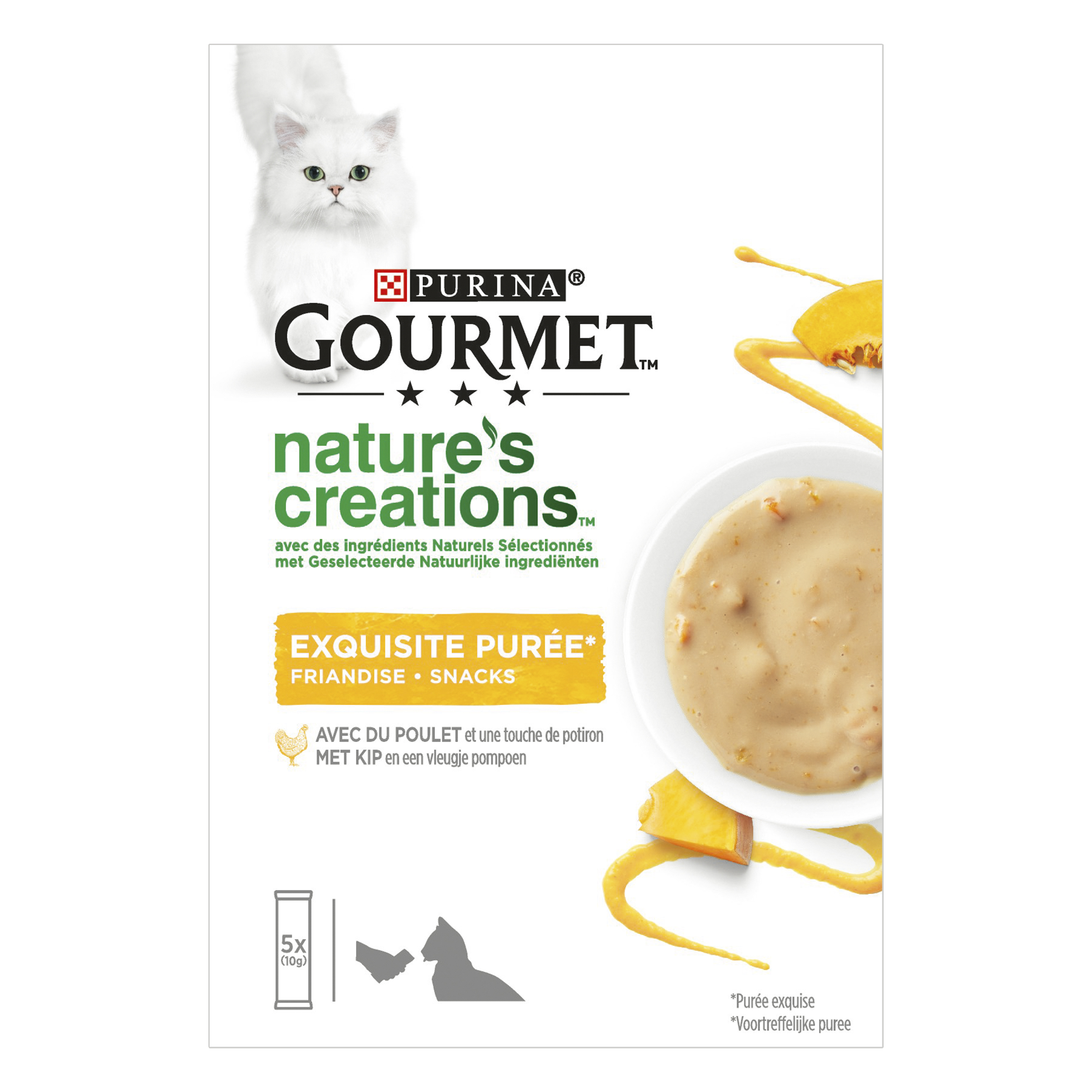 GOURMET NATURES CREATIONS PUREE HUHN 11X5X10 G