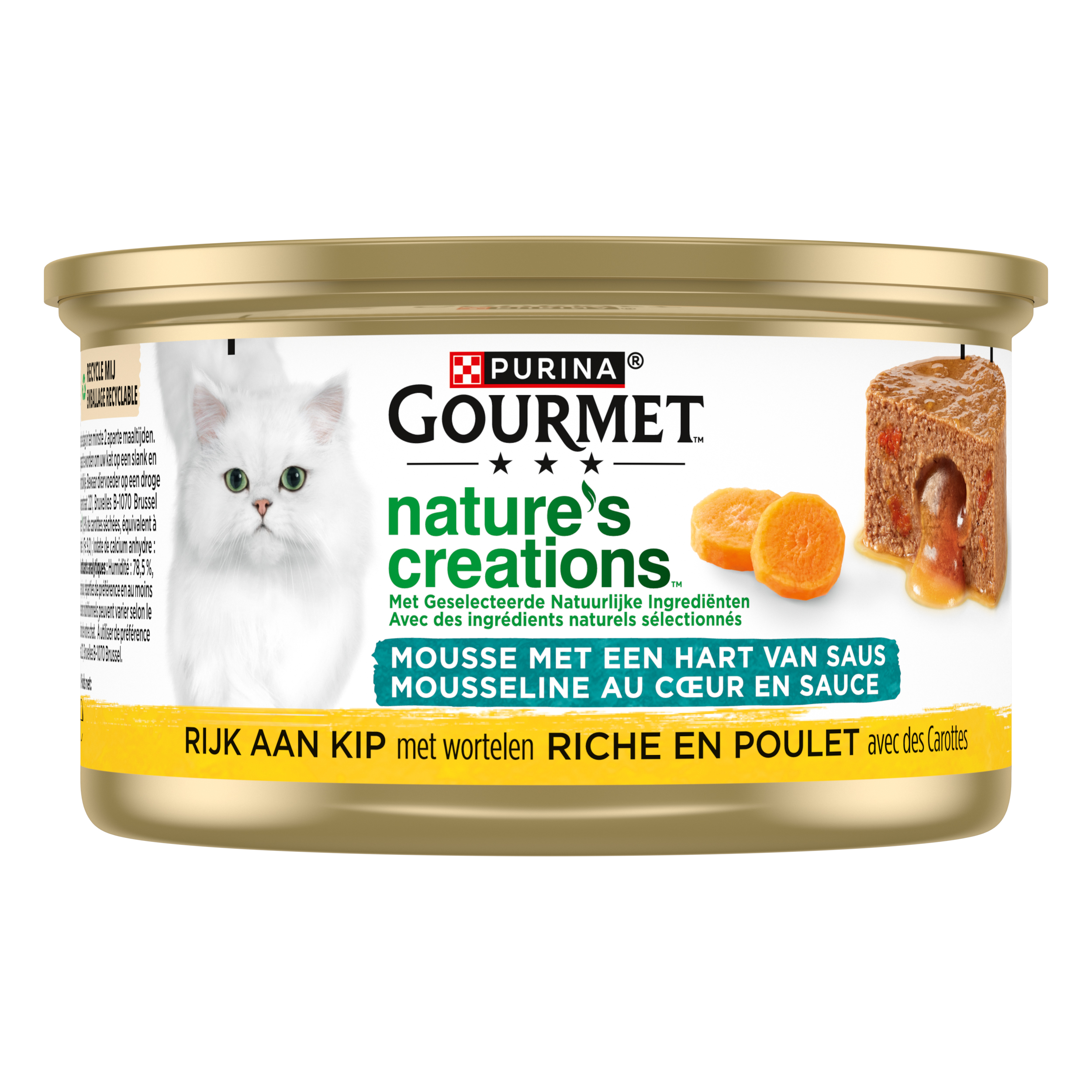 GOURMET NATURES CREATIONS HERZ VON SAUS HUHN 24X85 G