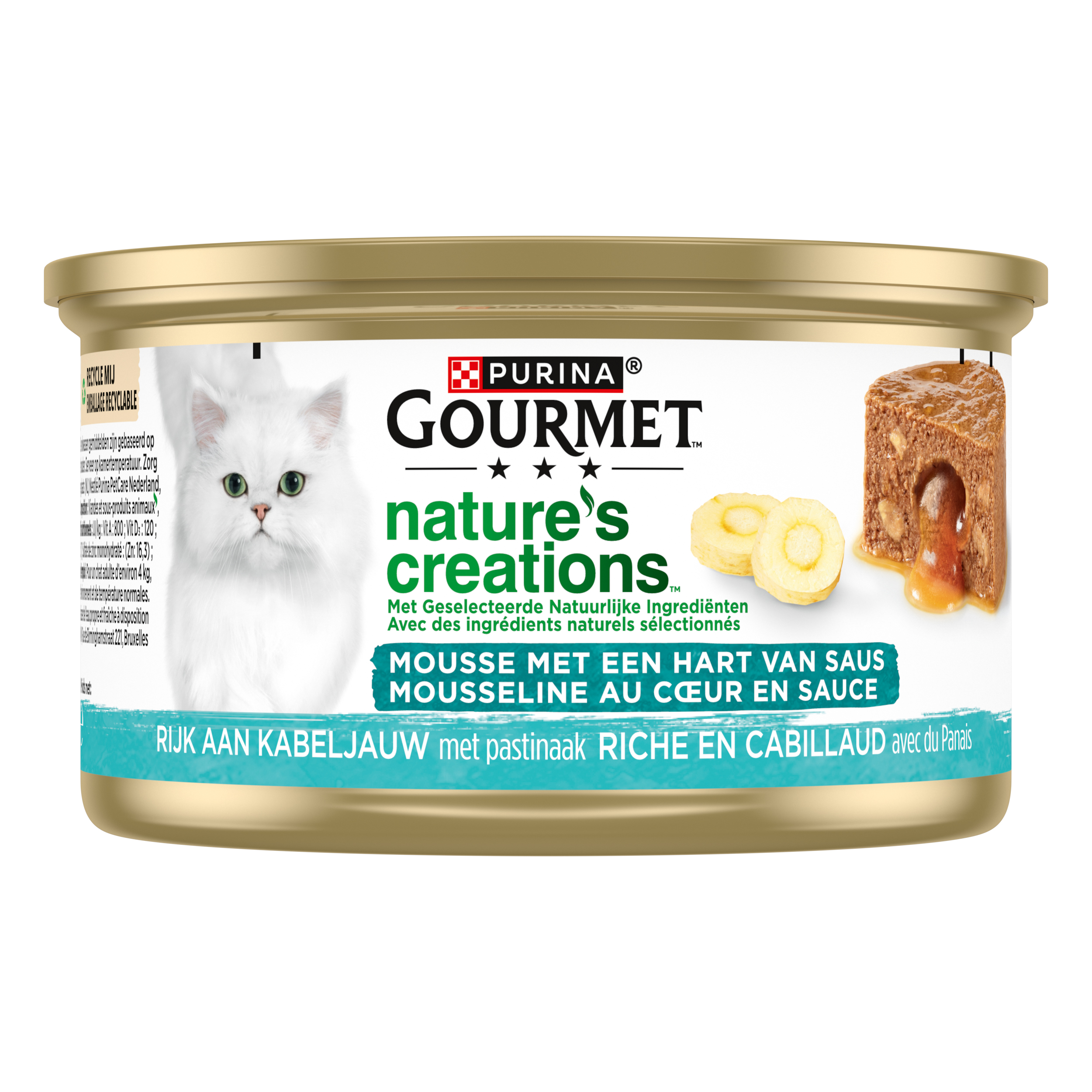 GOURMET NATURES CREATIONS HERZ VON SAUS KABELJAU 24X85 G