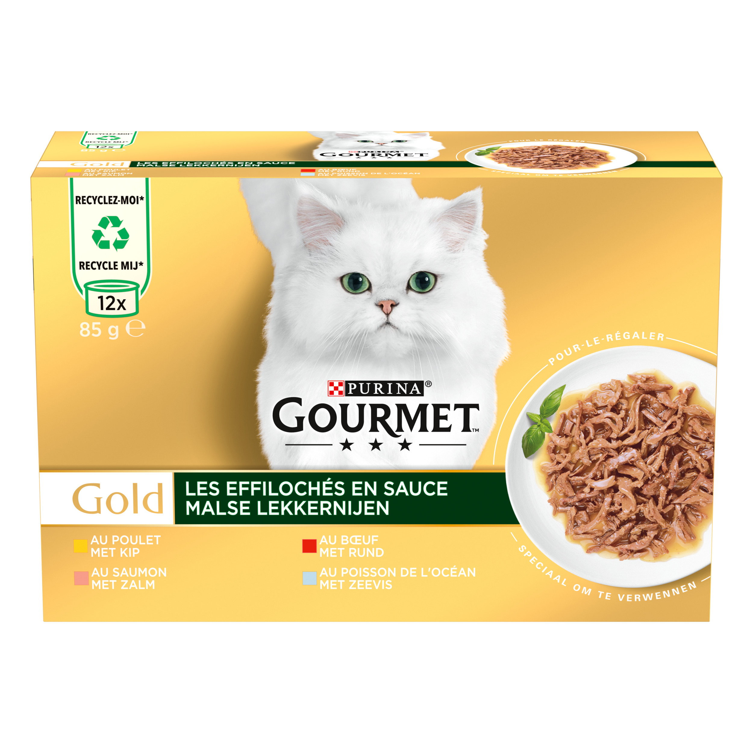 GOURMET GOLD MALSE LEKKERNIJEN MULTIPACK 12X85 G