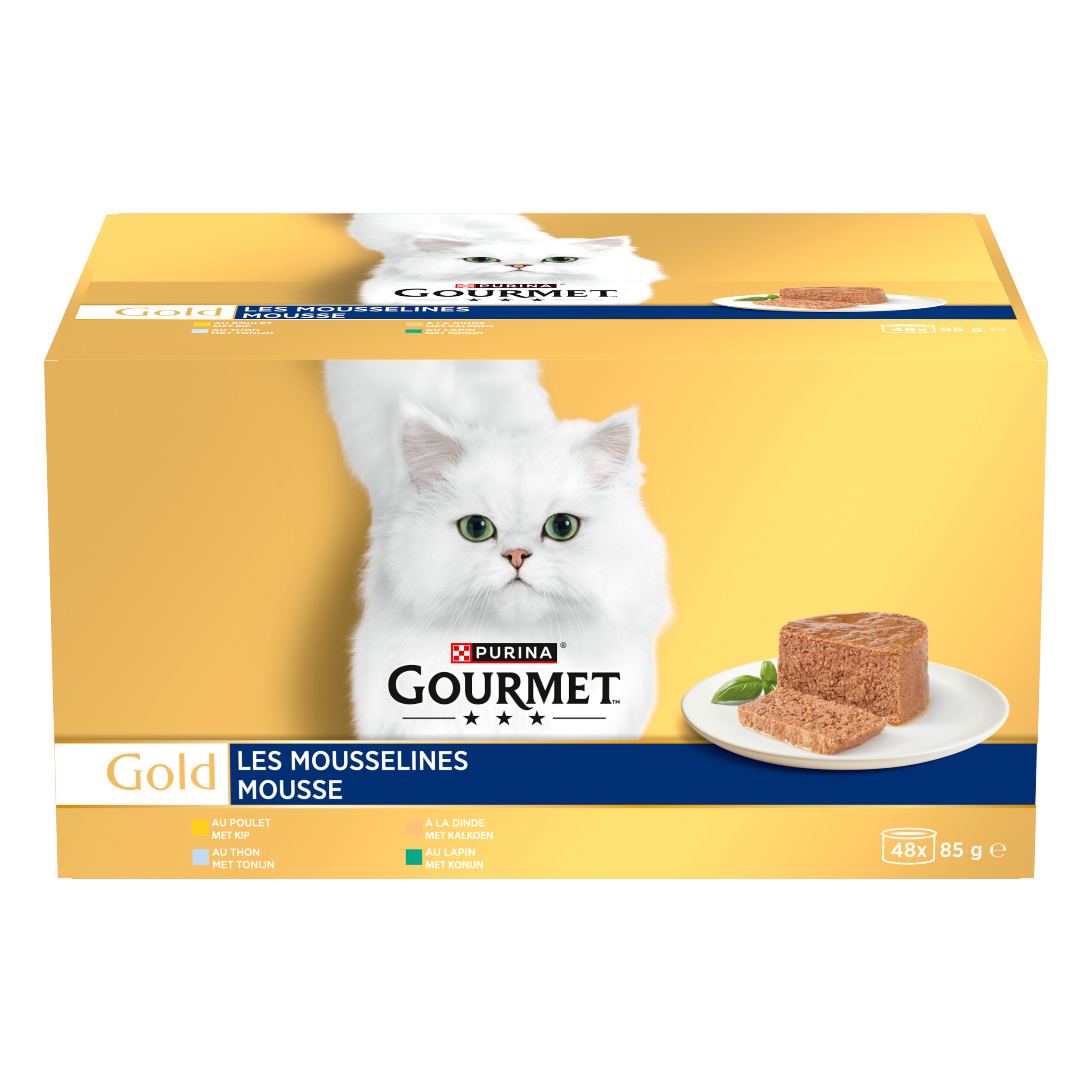 GOURMET GOLD MOUSSE MULTIPACK 48X85 G