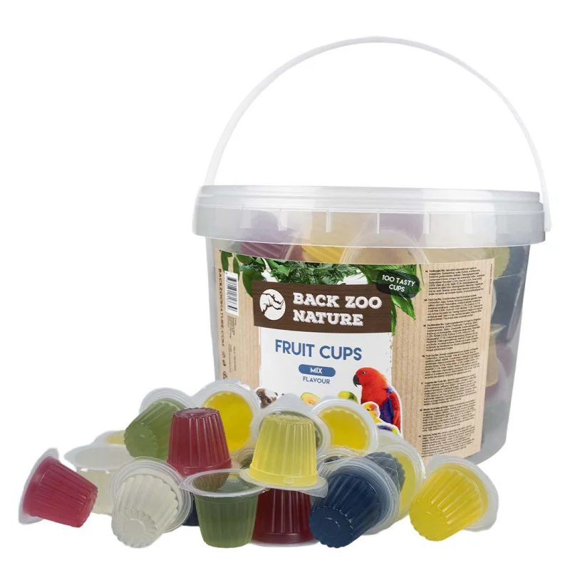 BACK ZOO NATURE FRUITCUP MIX SORTIERT 100 STK.