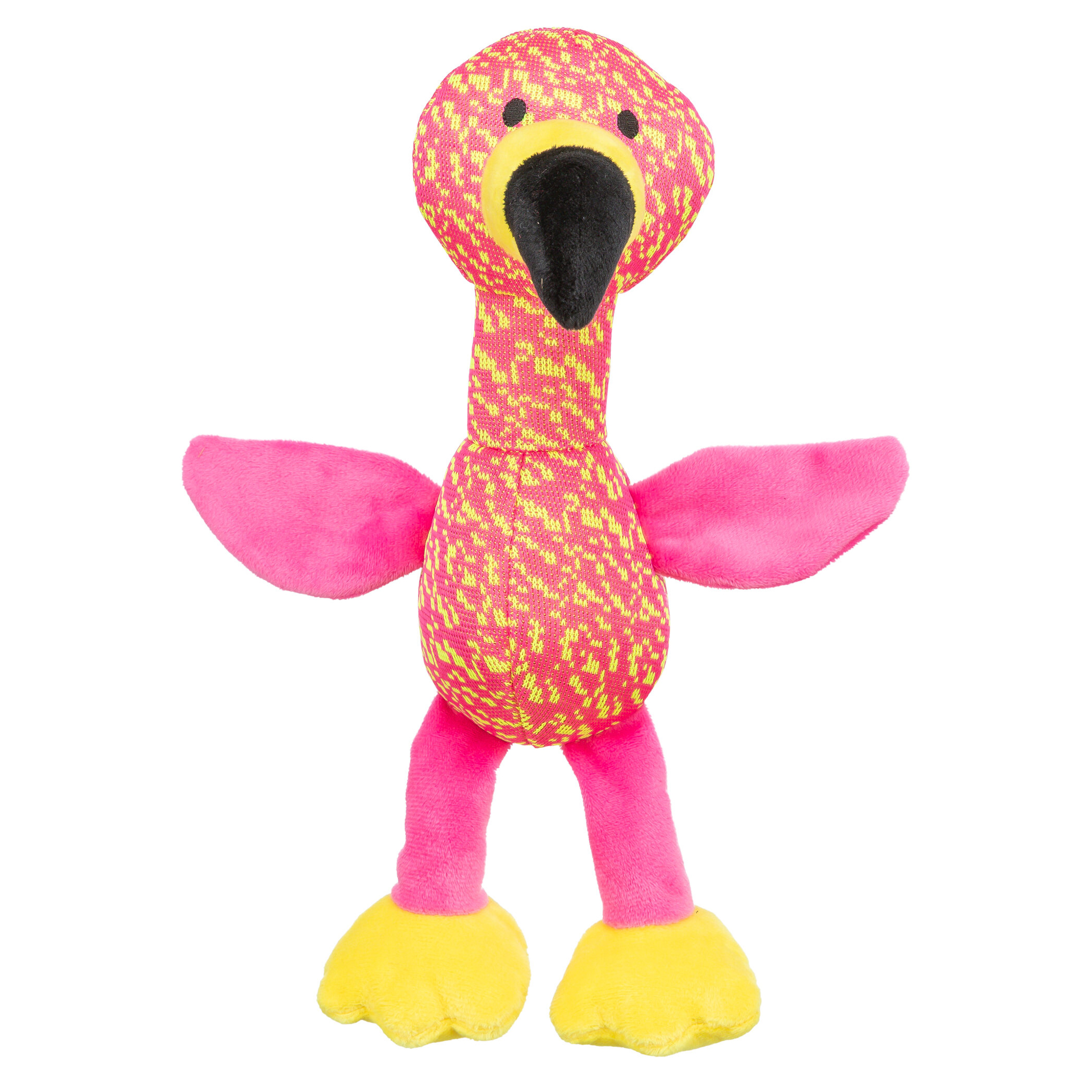 TRIXIE FLAMINGO STOF ROSA/GELB 32X12X11 CM
