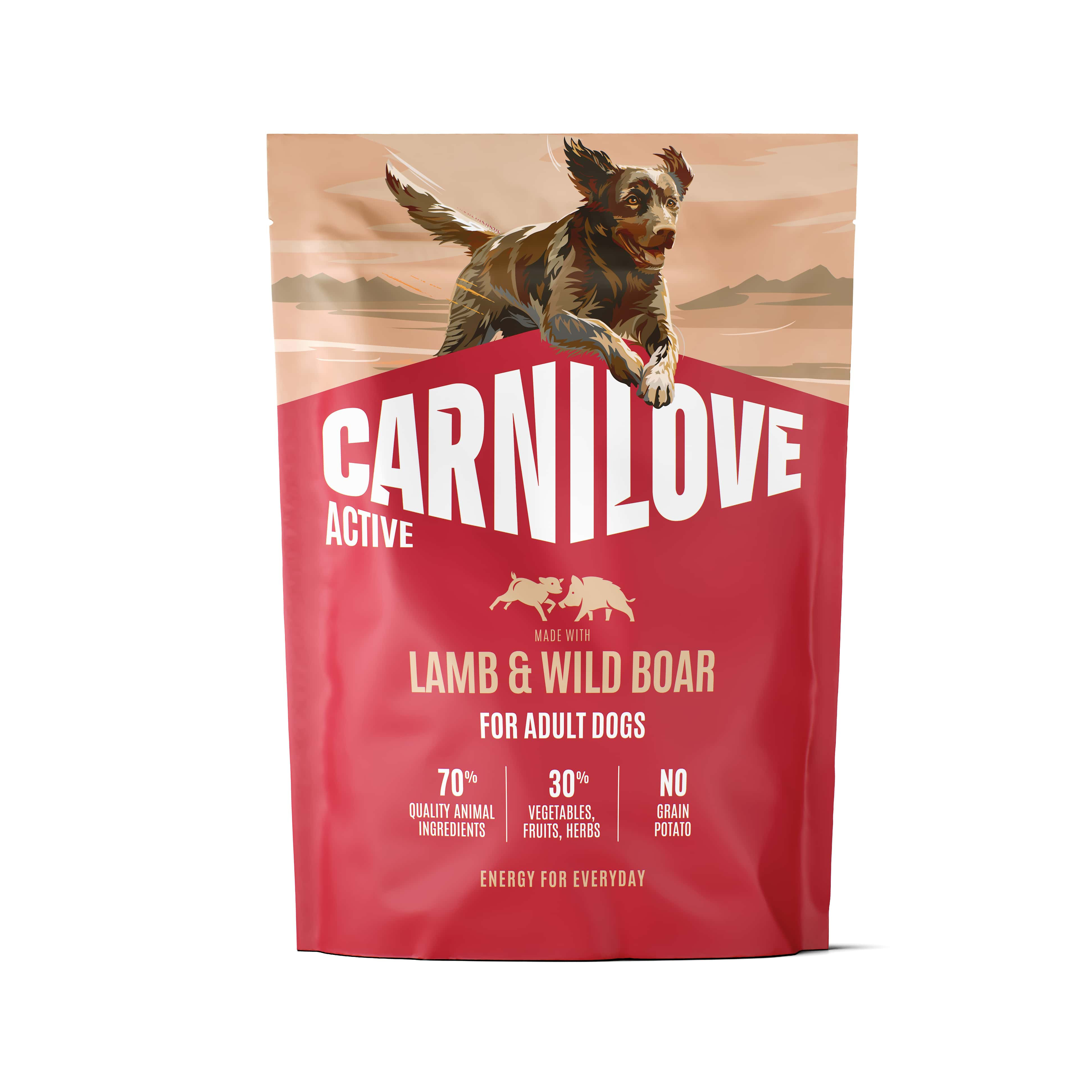 CARNILOVE AKTIV ADULT ALL BREEDS LAMB/WILD BOAR 1,5 KG