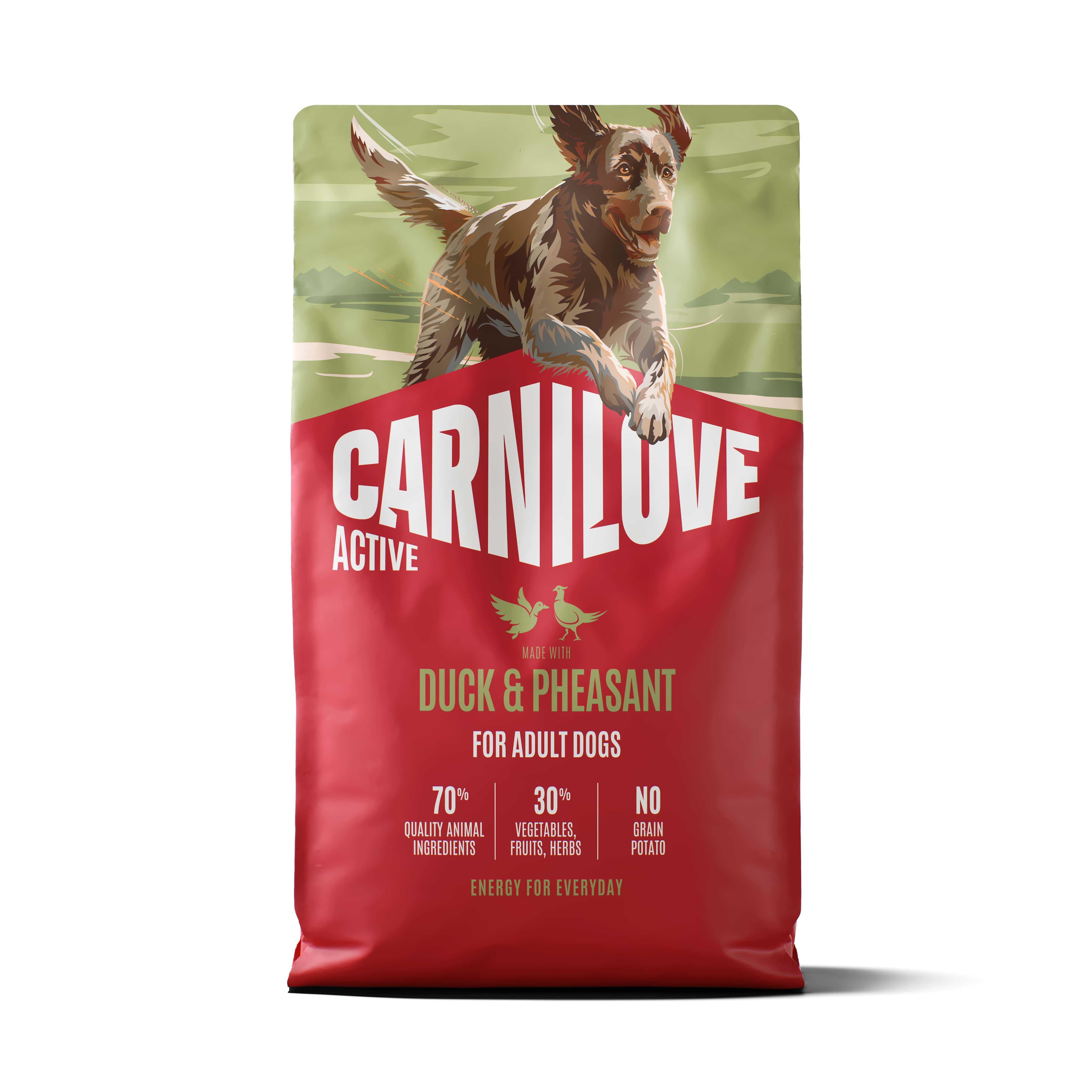 CARNILOVE AKTIV ADULT ALL BREEDS DUCK/PHEASANT 4 KG