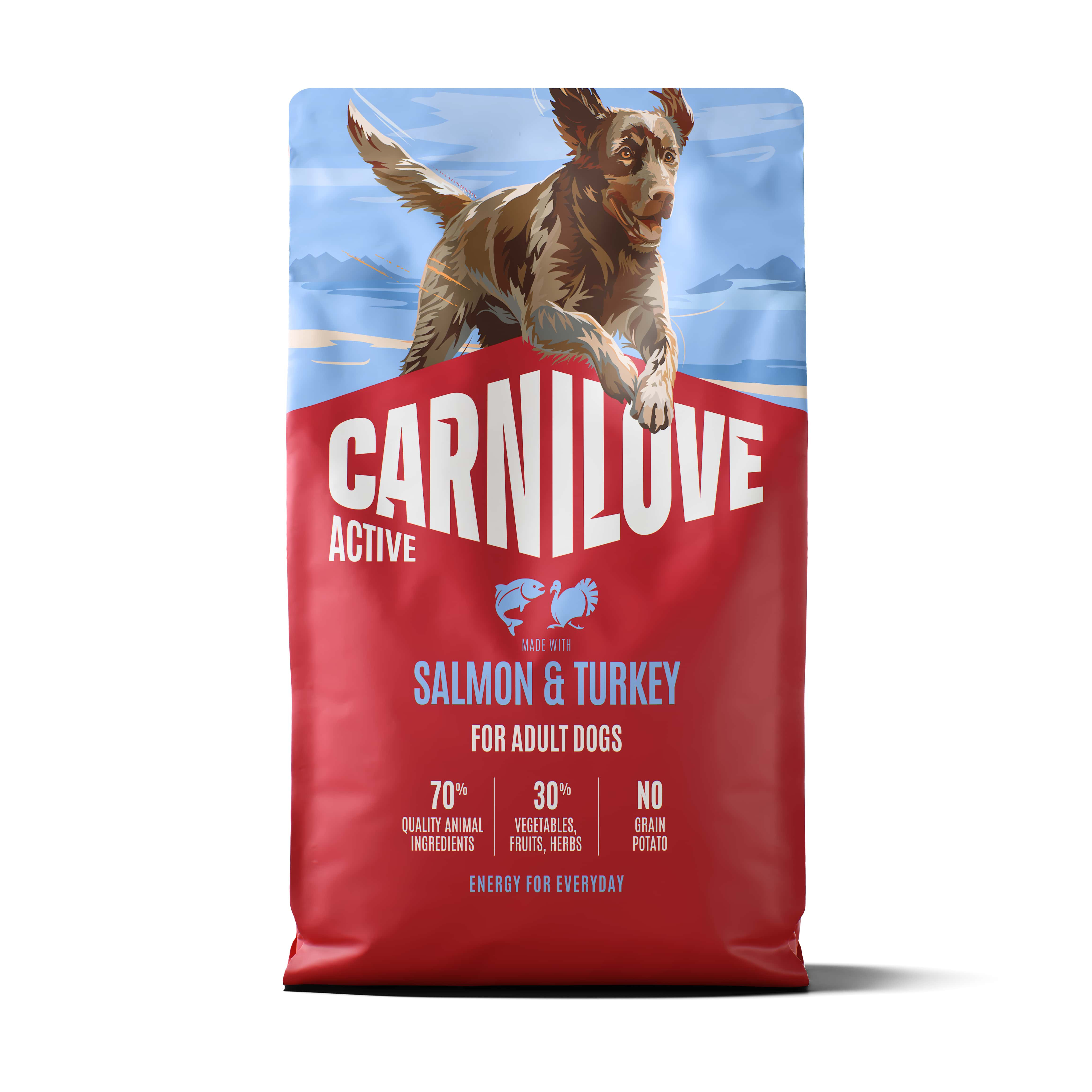 CARNILOVE AKTIV ADULT ALL BREEDS SALMON/TURKEY 4 KG