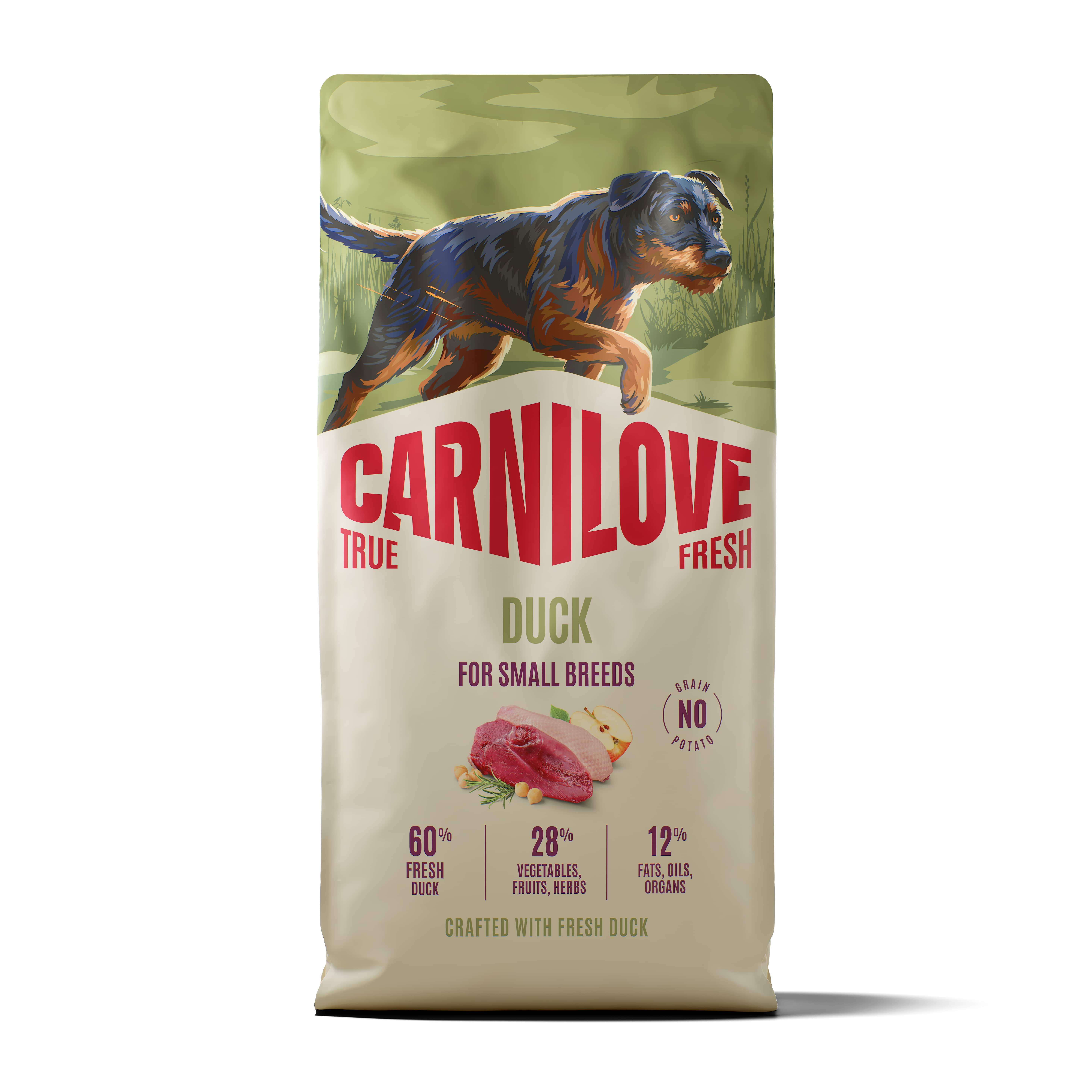 CARNILOVE TRUE FRESH ADULT SMALL BREIT DUCK 4 KG