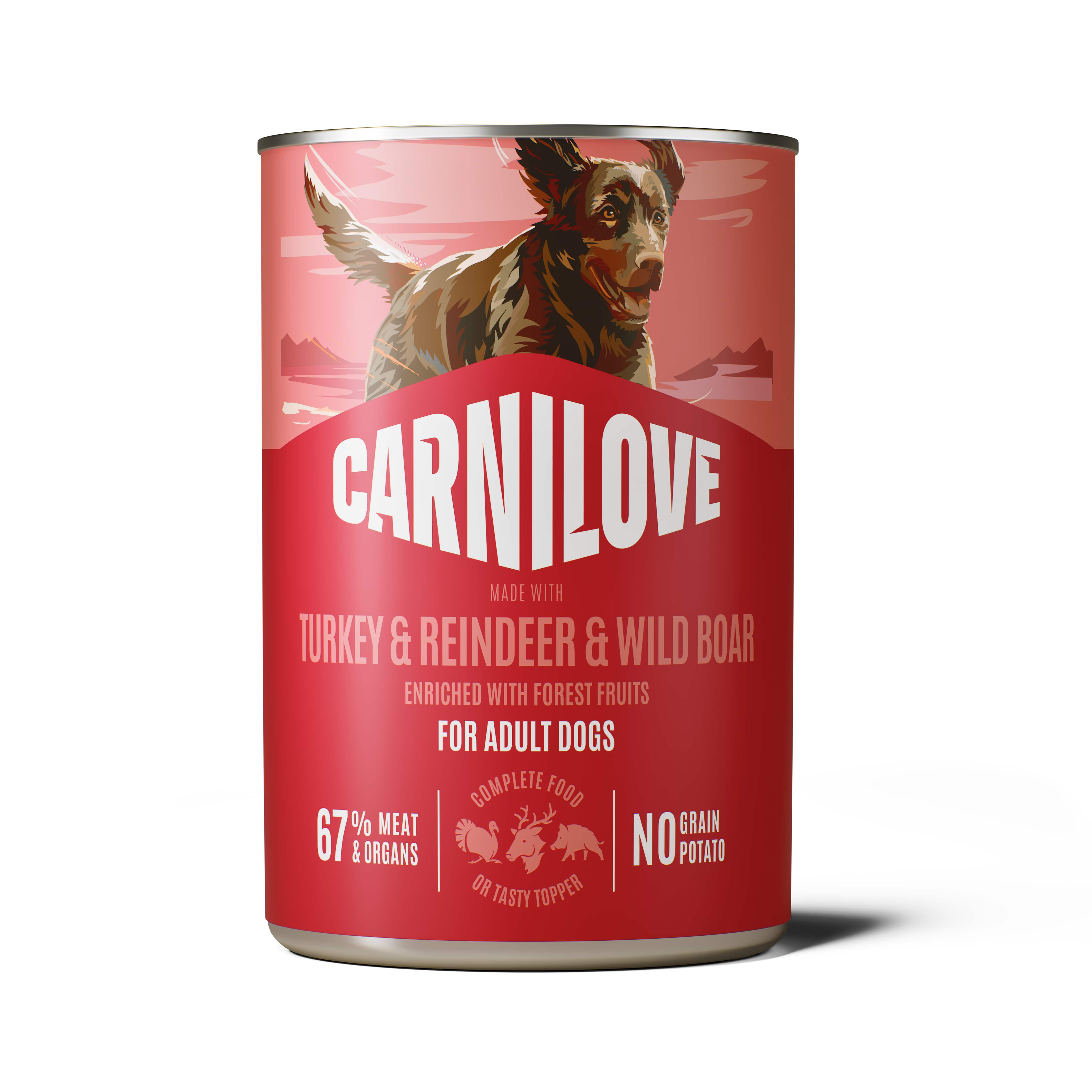CARNILOVE CAN TURKEY/REINDEER/WILD BOAR 6X400 G