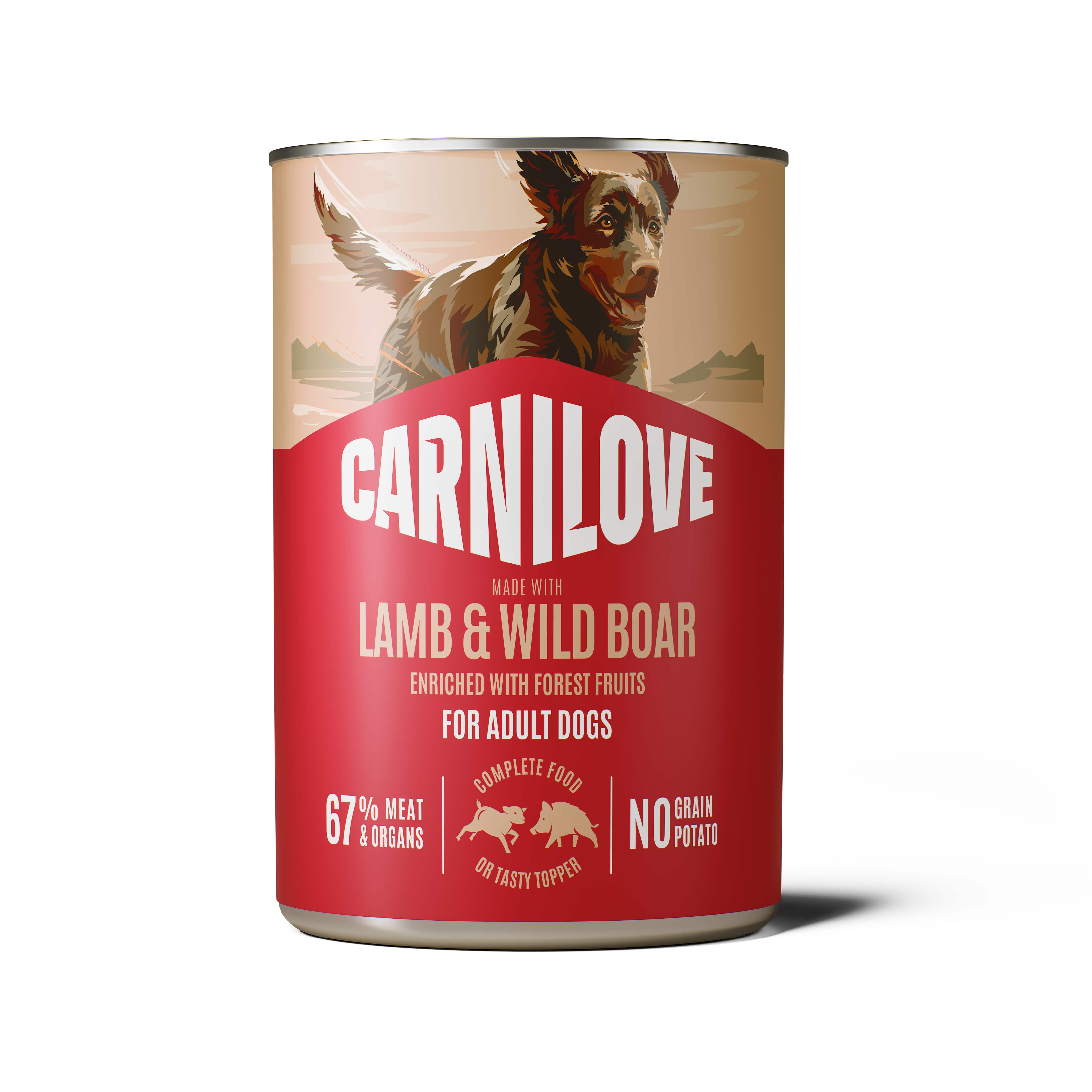 CARNILOVE CAN LAMB/WILD BOAR 6X400 G
