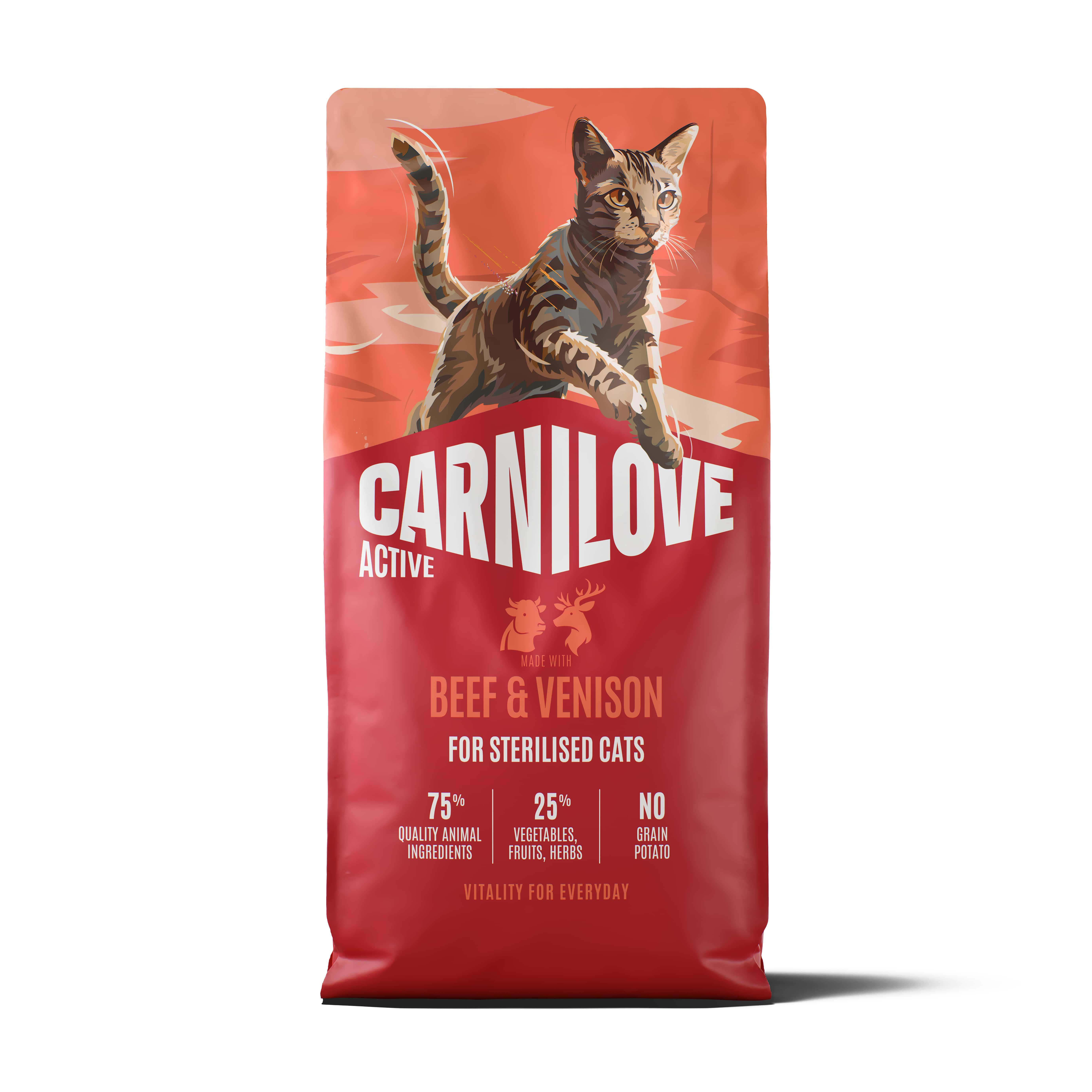 CARNILOVE AKTIV ADULT STERILISED ALL BREEDS BEEF/VENISON 6 KG