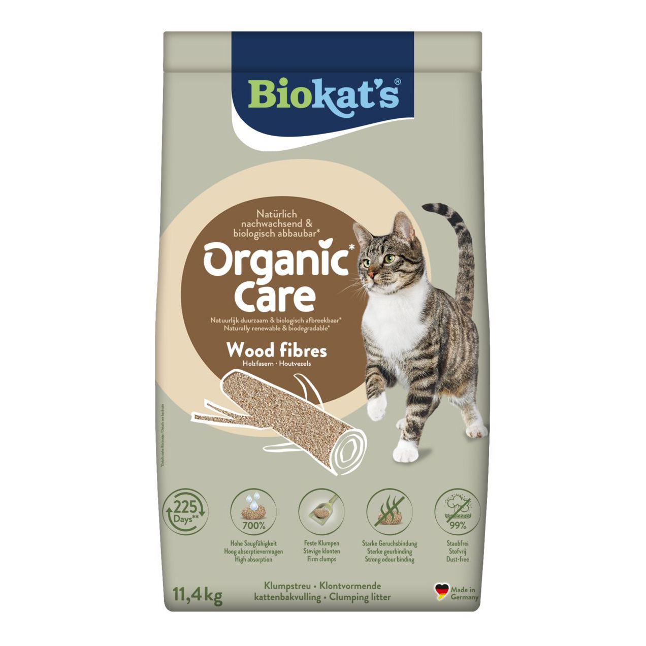 BIOKAT'S BIO PFLEGE WOOD FIBRES 11,4 KG