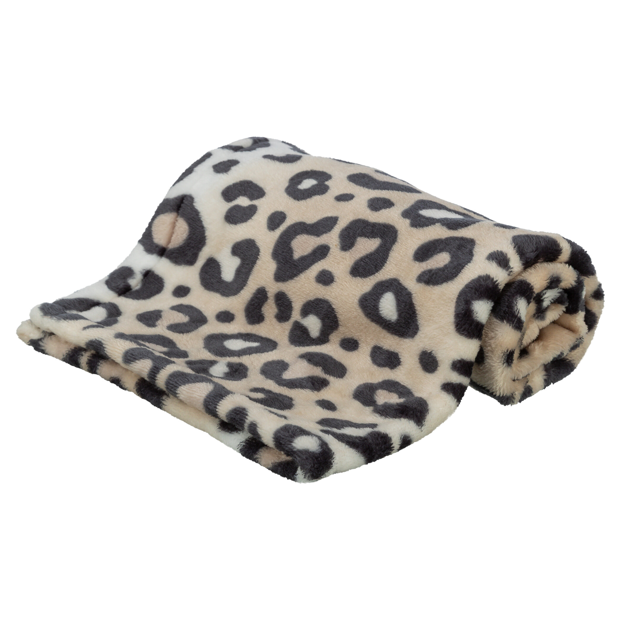 TRIXIE HONDENDEKEN LEO SOFTPLUCHE PANTERPRINT CREME 100X70 CM