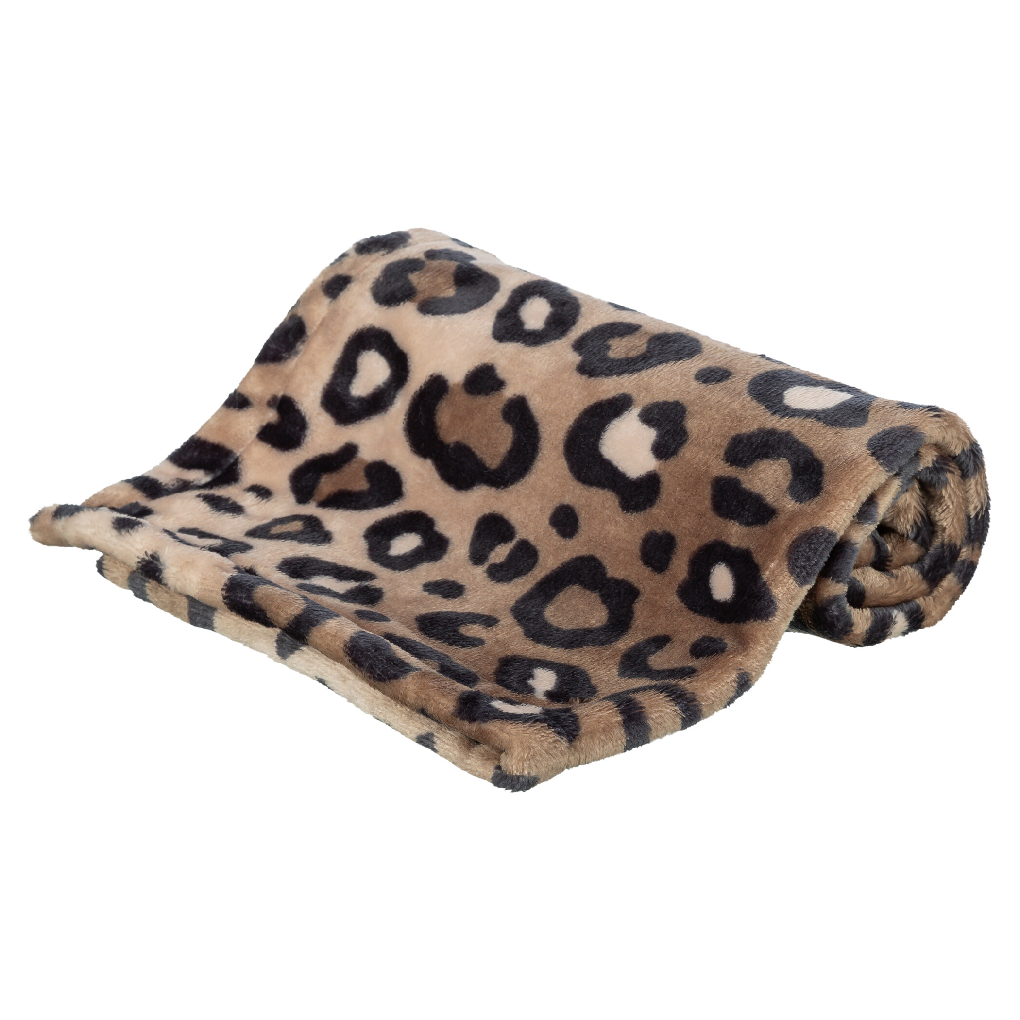 TRIXIE HONDENDEKEN LEO SOFTPLUCHE PANTERPRINT BRAUN 150X100 CM