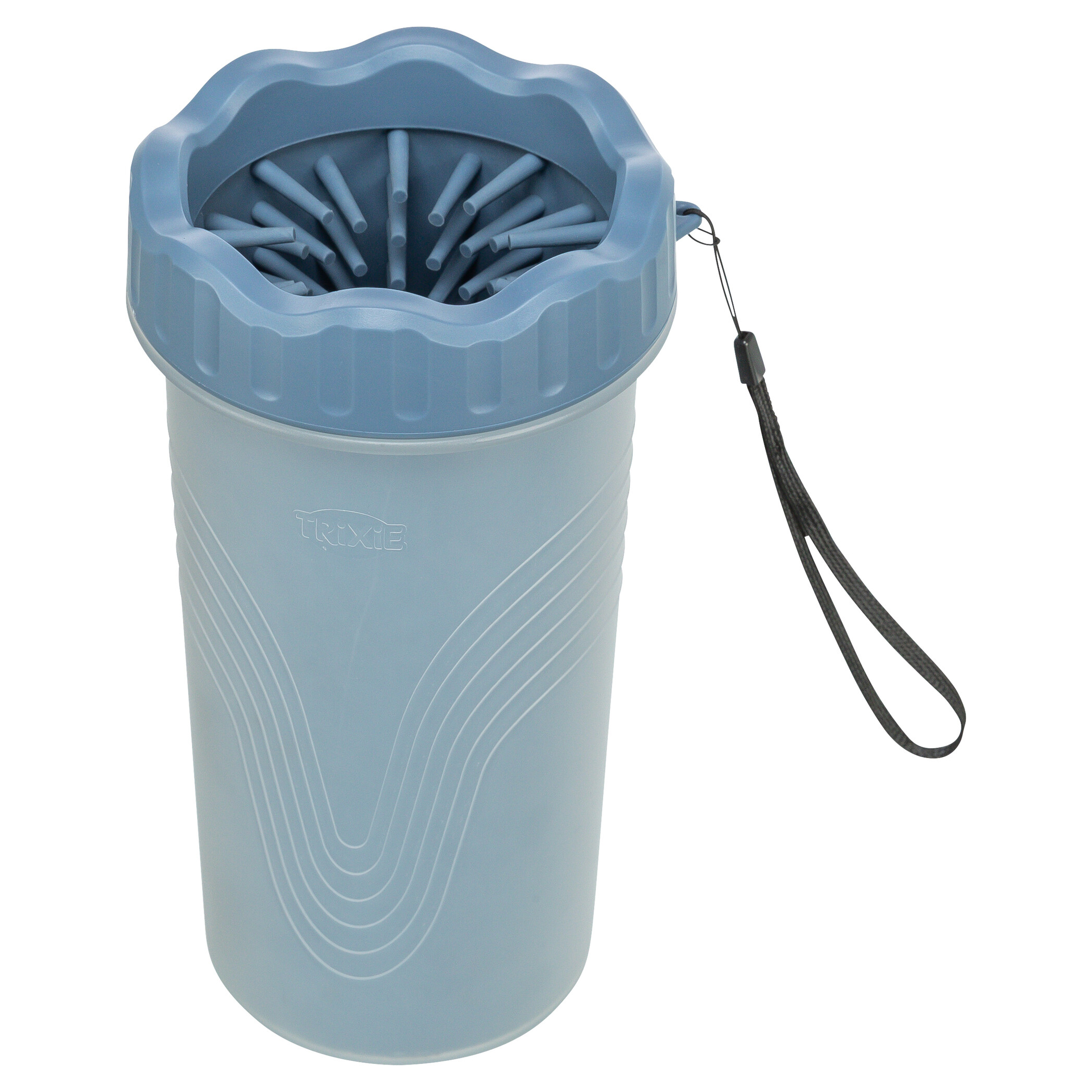 TRIXIE POOTREINIGER TPR/PP DUNKELGRAU/BLAU L-XL