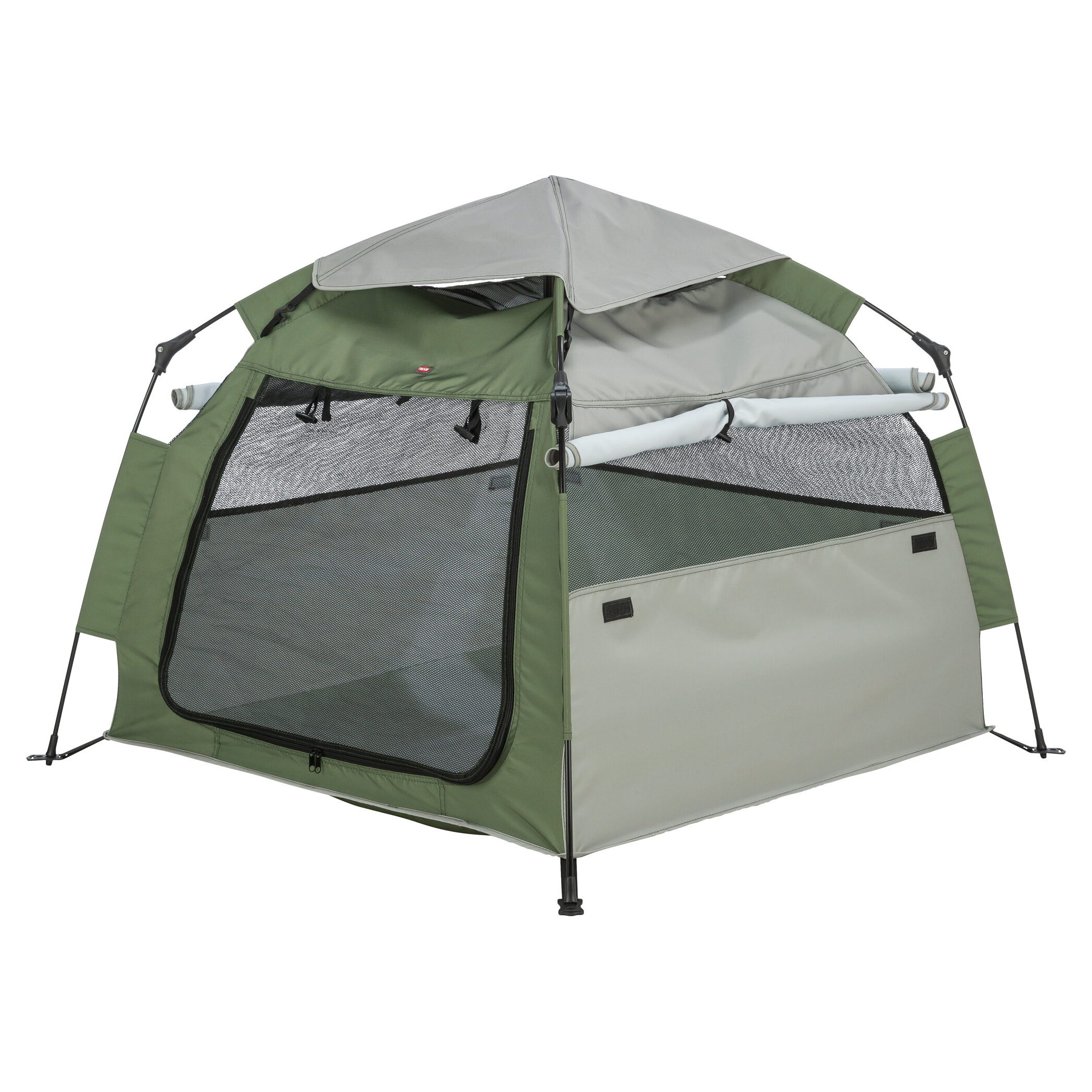 TRIXIE HONDENTENT POP-UP OLIJFGROEN/BEIGE 100X100X80 CM