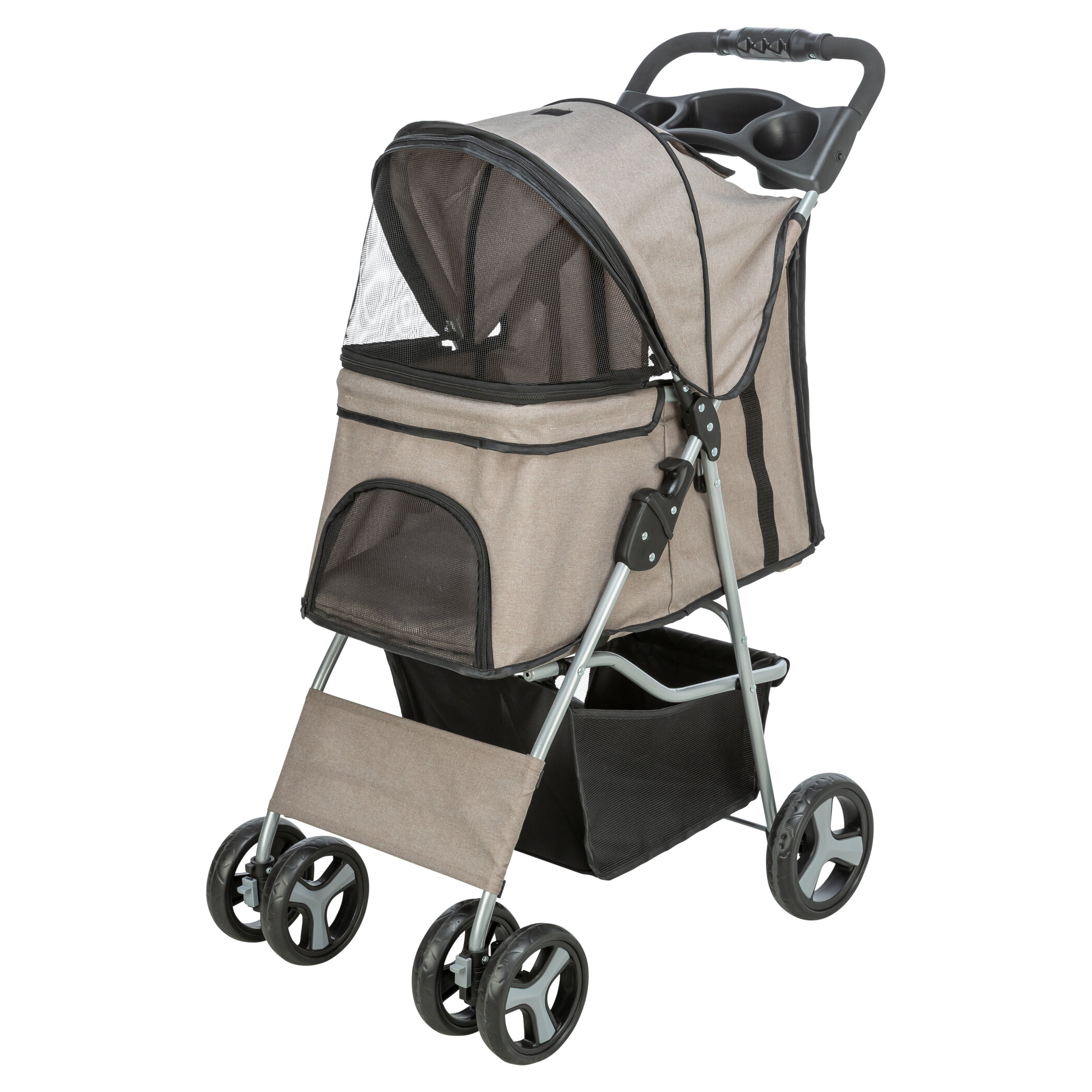 TRIXIE HONDENBUGGY MAXIMAAL 15 KG TAUPE 47X80X100 CM