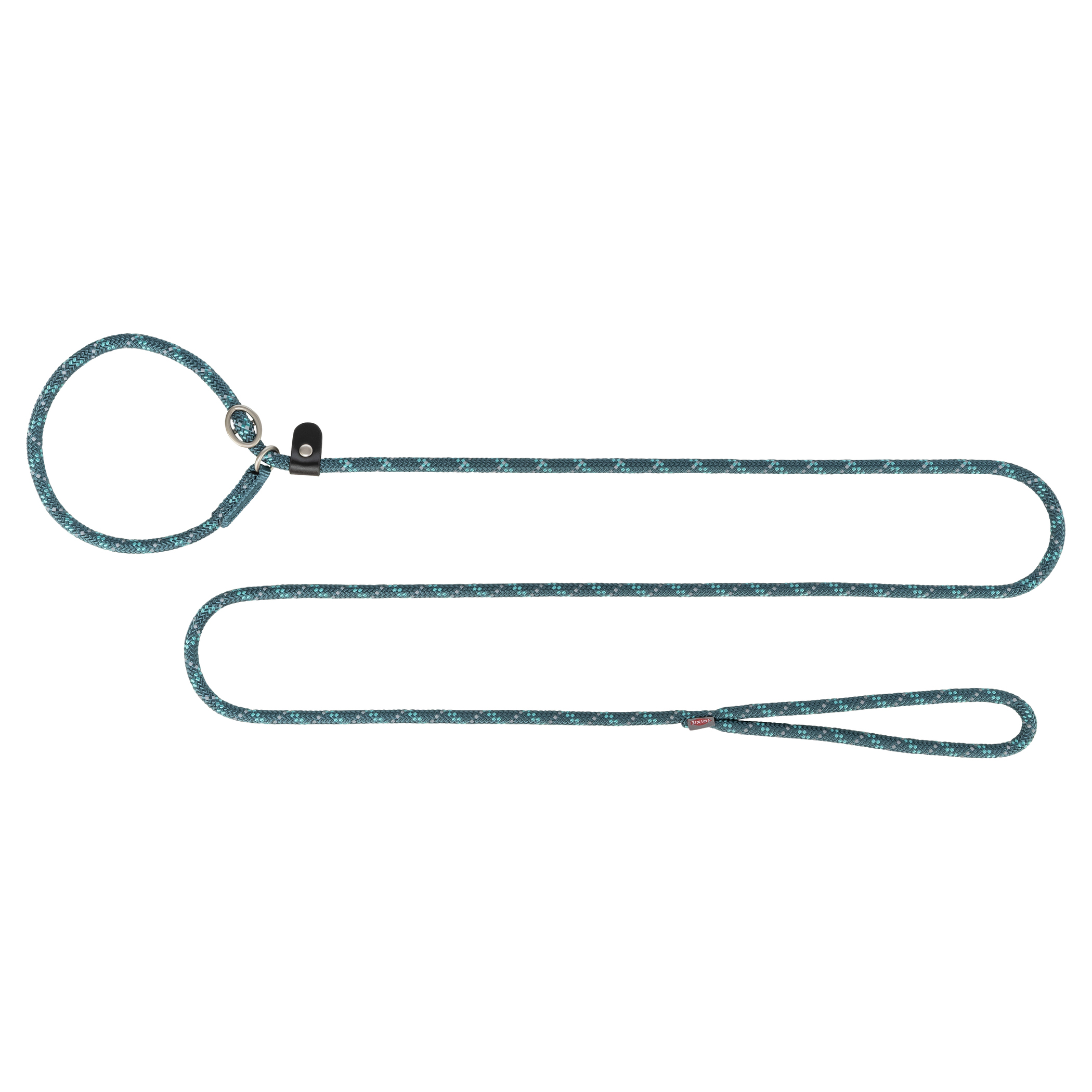 TRIXIE RETRIEVERLEINE SUMMIT RUND TOUW REFLECTEREND PETROL/AQUA 180X1,3 CM
