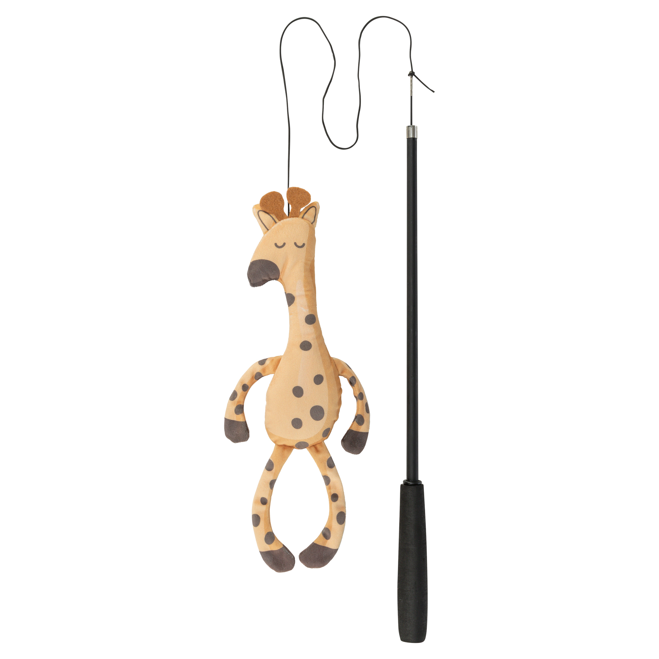 TRIXIE KATTENHENGEL TELESCOPISCH GROSS KATZEN MIT GIRAFFE BRAUN 106 CM