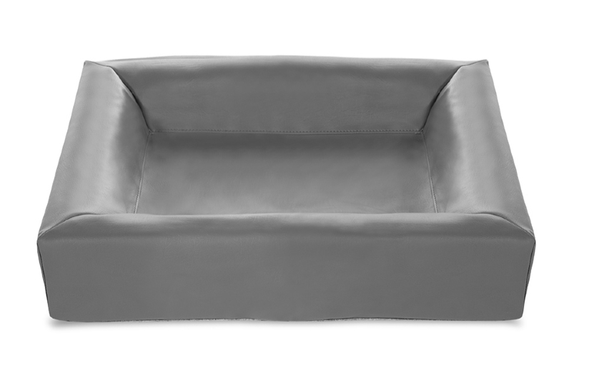 BIA BETT KUNSTLEER HOES HUNDEKORB GRAU BIA-3 70X60X15 CM