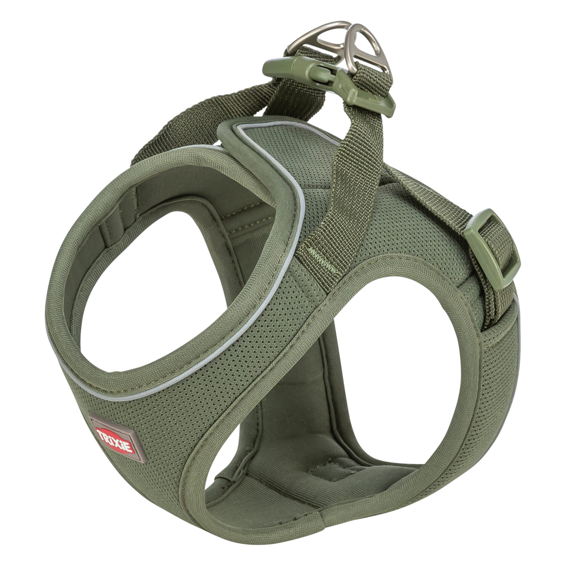 TRIXIE HUNDEGESCHIRR URBANVEST NETZ OLIJFGROEN 38-41X1,5 CM - XS