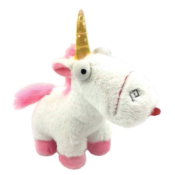 MINIONS SO FLUFFY UNICORN PLUESCH WEISS 19,8X7,4X15,2 CM