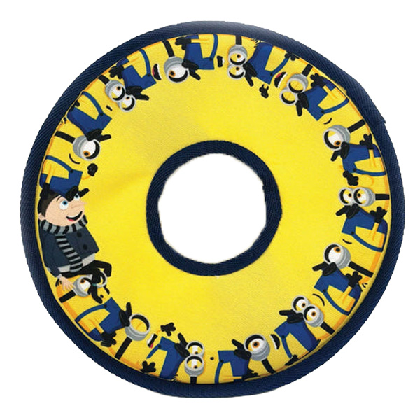 MINIONS CANVAS FRISBEE GELB 25X25X1,2 CM