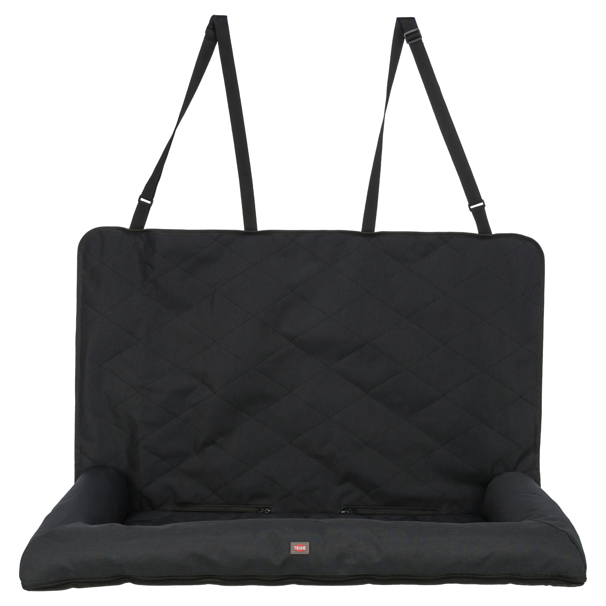 TRIXIE AUTOSTOEL KISSEN DOPPEL SCHWARZ 95X50X10 CM