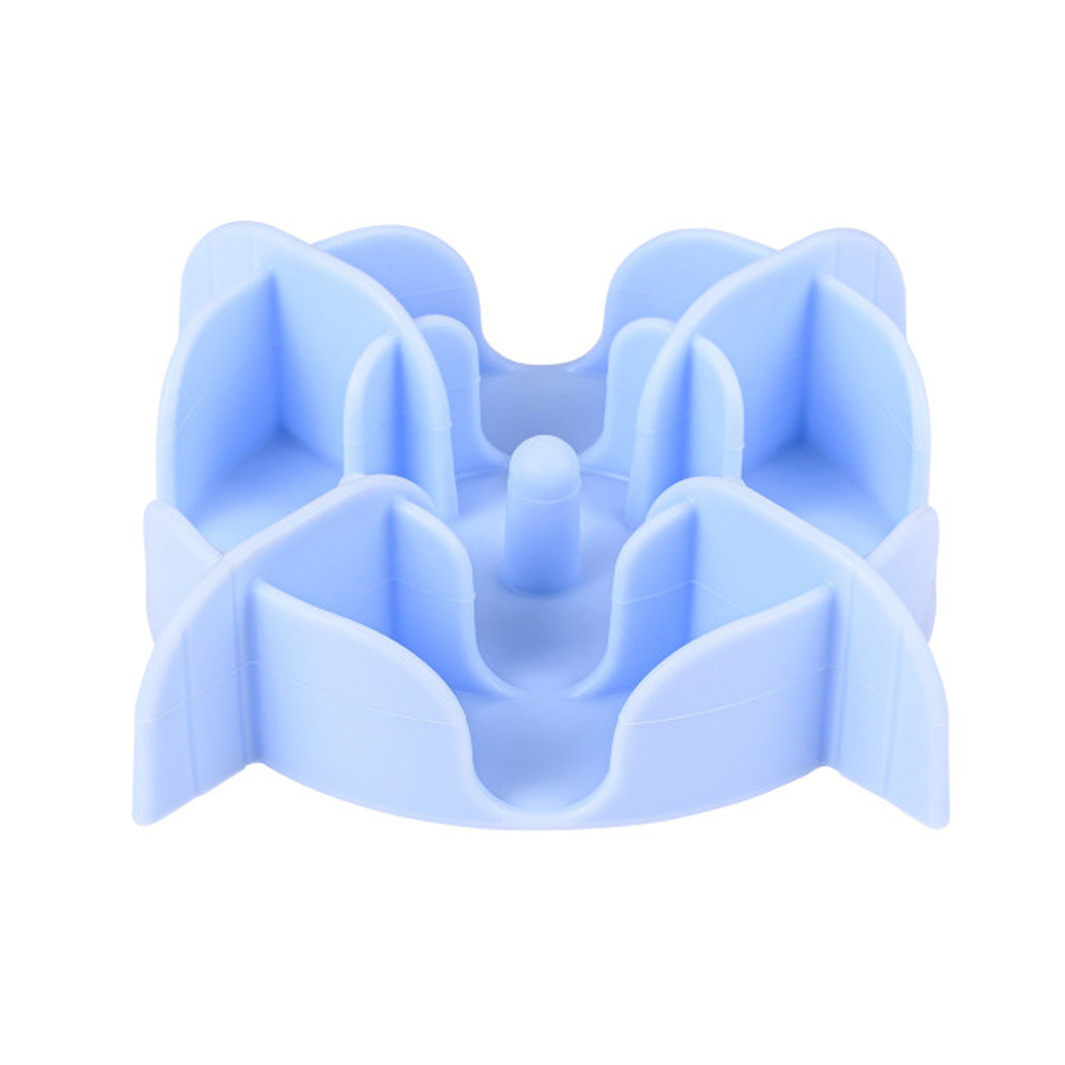 ZOLUX SLOWFEEDER/INZET STK. FUER FUTTERNAPF SILICONE BLAU 17,5X17,5X4,5 CM